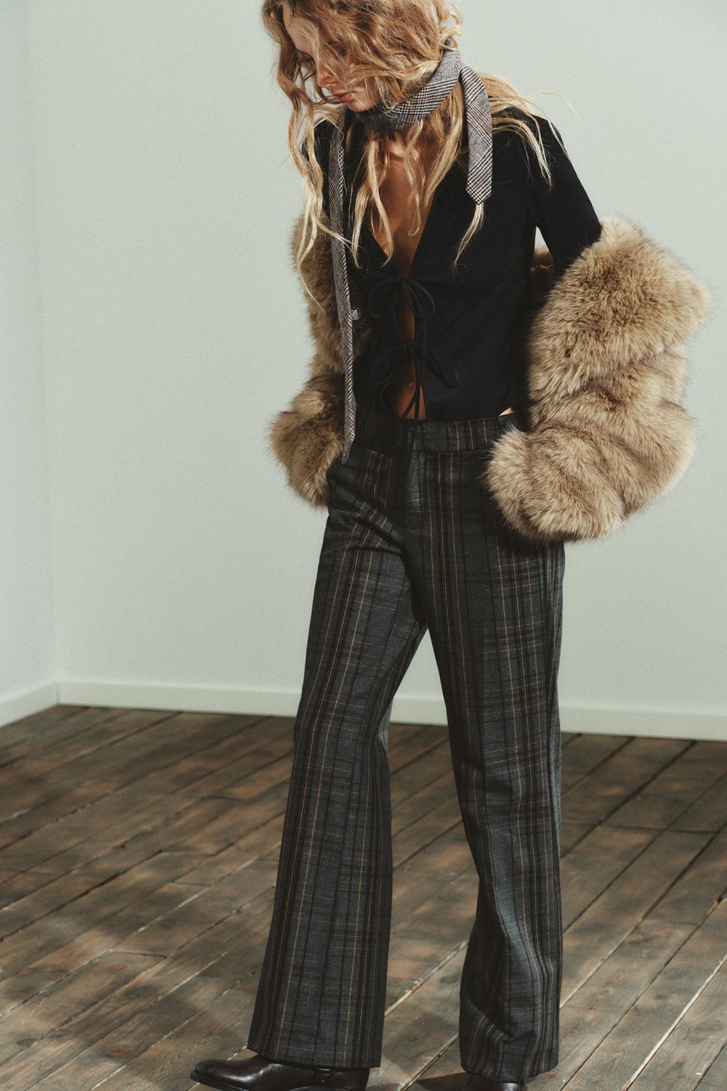 РУБАШКА ИЗ ИСКУССТВЕННОЙ ЗАМШИ С ЗАВЯЗКАМИ