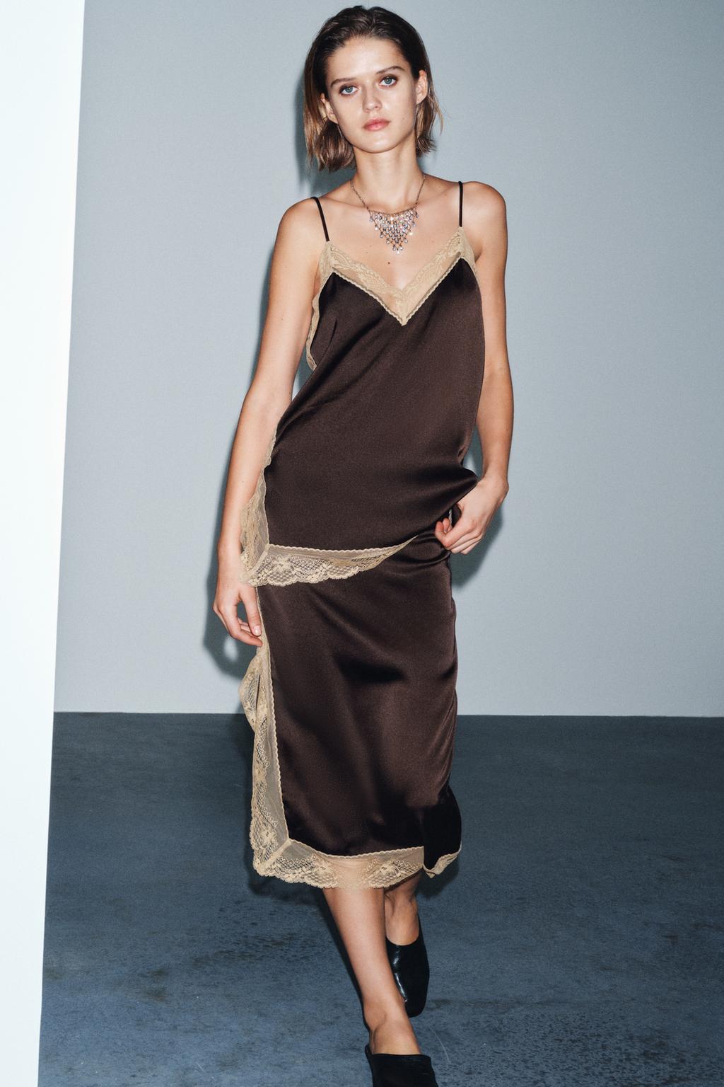 ЮБКА МИДИ С КРУЖЕВОМ — ZW COLLECTION