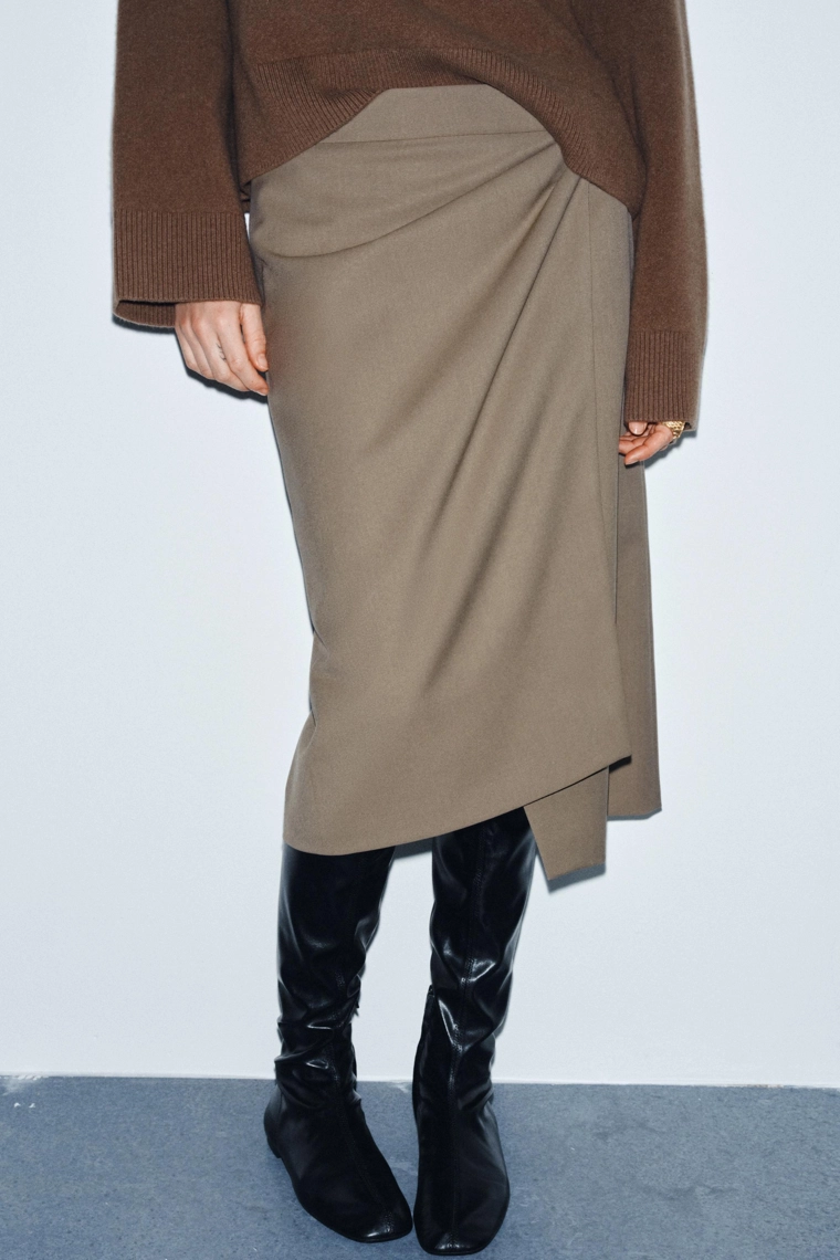 СТРУЯЩАЯСЯ ЮБКА-ПАРЕО — ZW COLLECTION