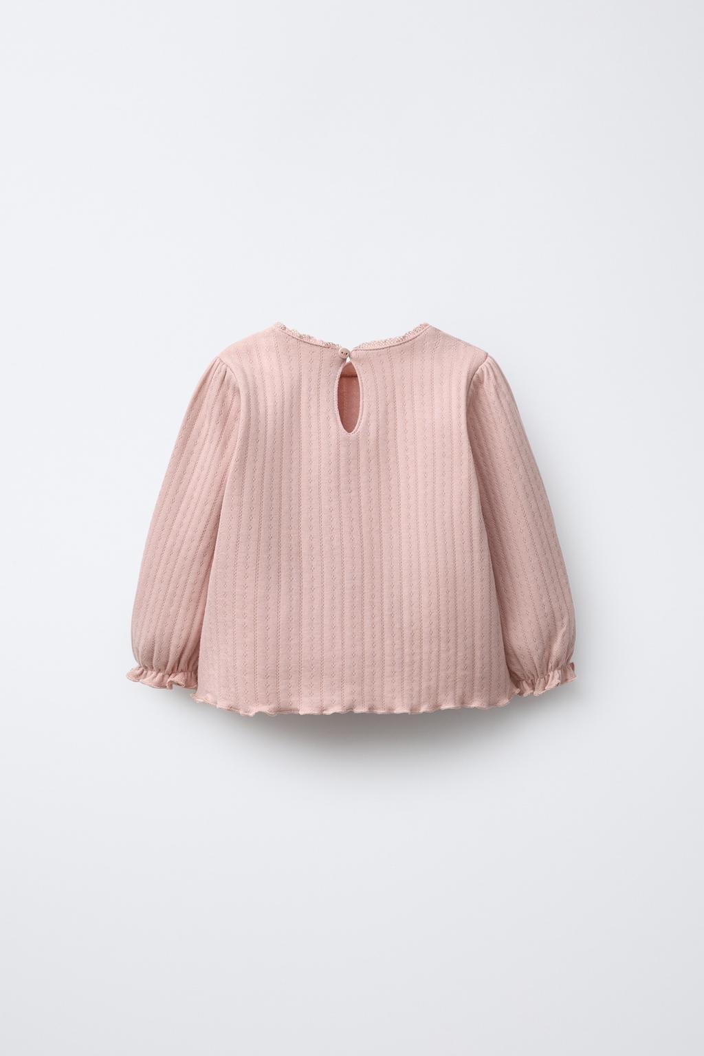 ФУТБОЛКА ИЗ АЖУРНОГО ТРИКОТАЖА