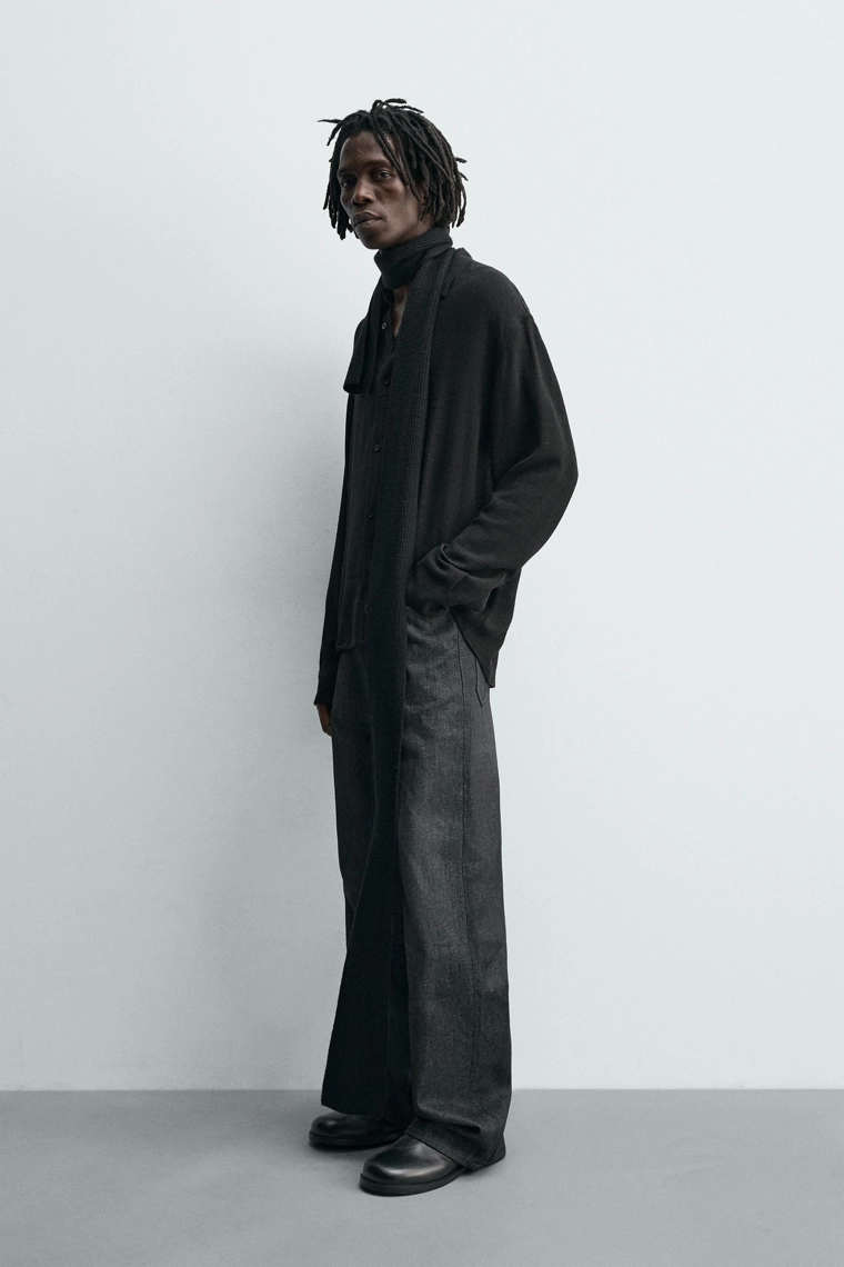 РУБАШКА ИЗ ВИСКОЗЫ И ХЛОПКА