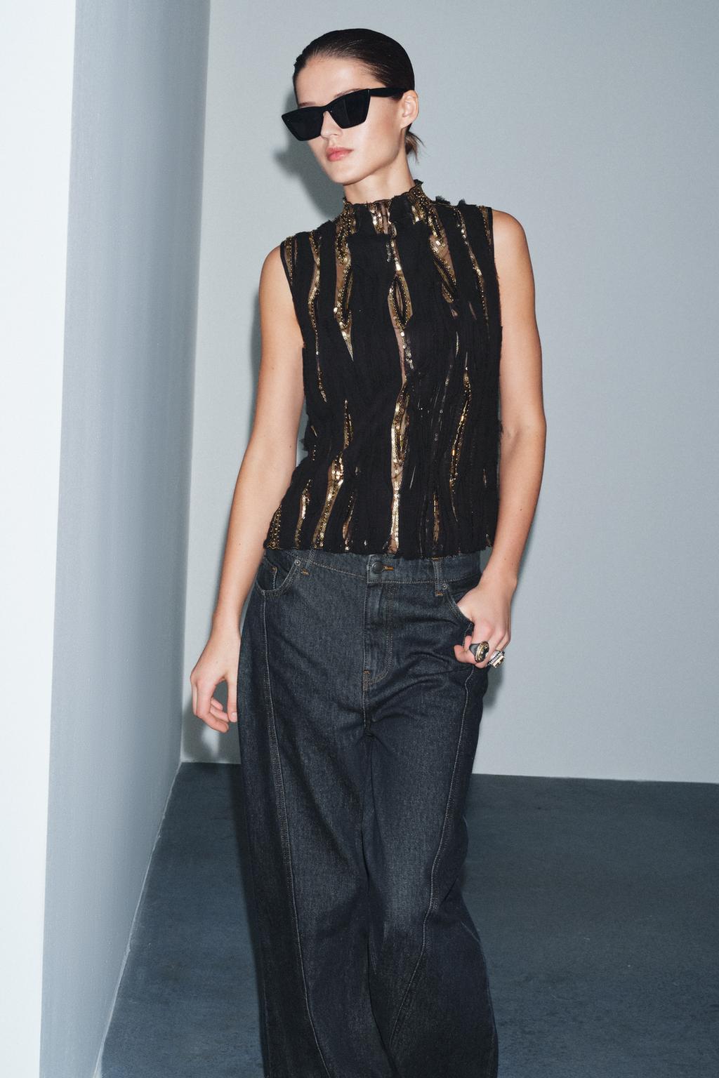 ТОП С ПАЙЕТКАМИ — ZW COLLECTION LIMITED EDITION