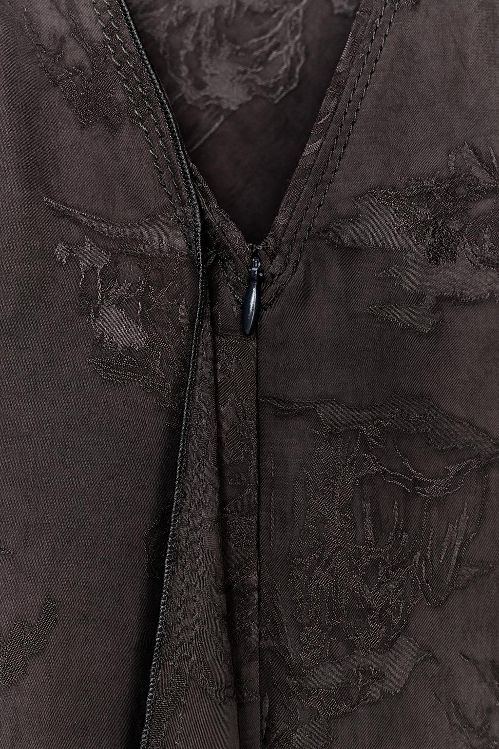 ЖАККАРДОВОЕ ПЛАТЬЕ С БАНДАНОЙ — ZW COLLECTION