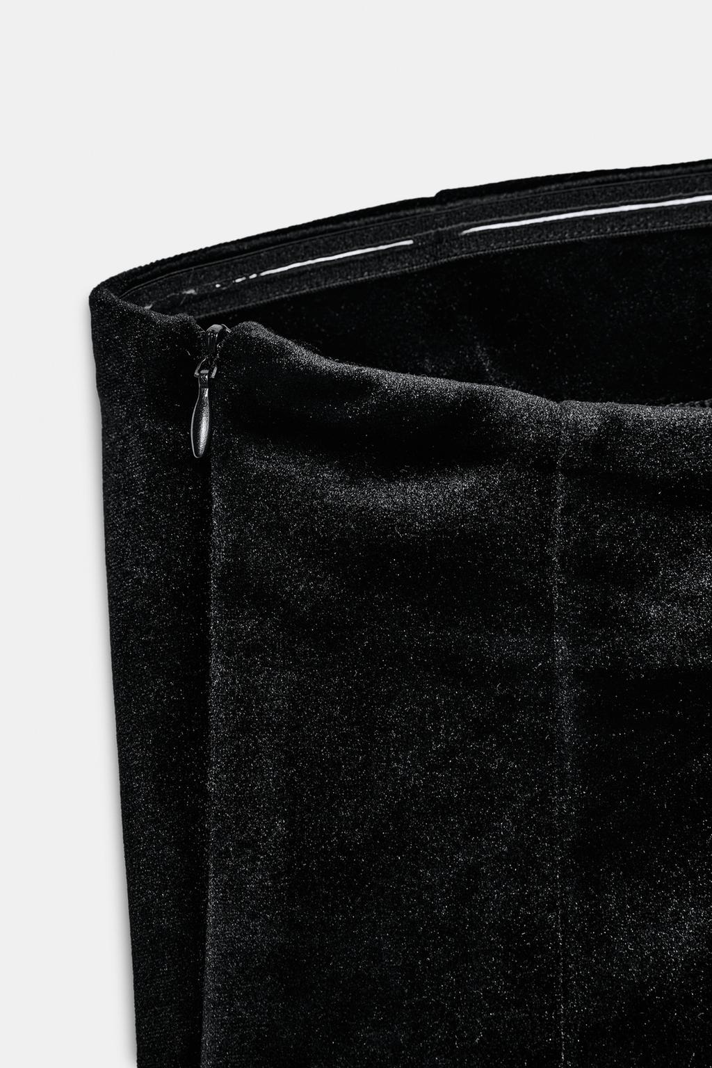 БАРХАТНЫЙ ТОП БЕЗ БРЕТЕЛЕЙ