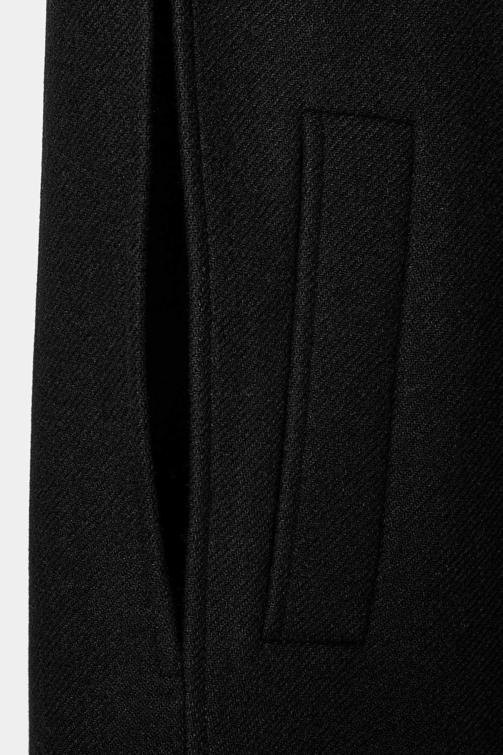 ПАЛЬТО-НАКИДКА ИЗ СМЕСОВОЙ ШЕРСТИ — ZW COLLECTION LIMITED EDITION