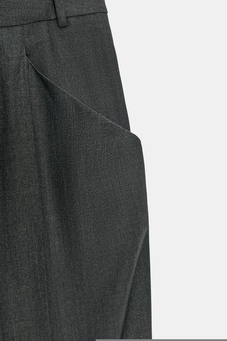 ШЕРСТЯНЫЕ БРЮКИ С КАРМАНАМИ — ZW COLLECTION LIMITED EDITION