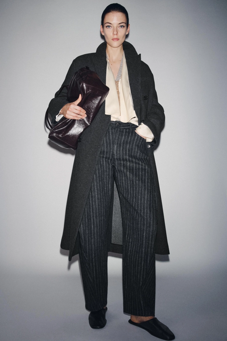 БРЮКИ-БАНАНЫ В ПОЛОСКУ — ZW COLLECTION