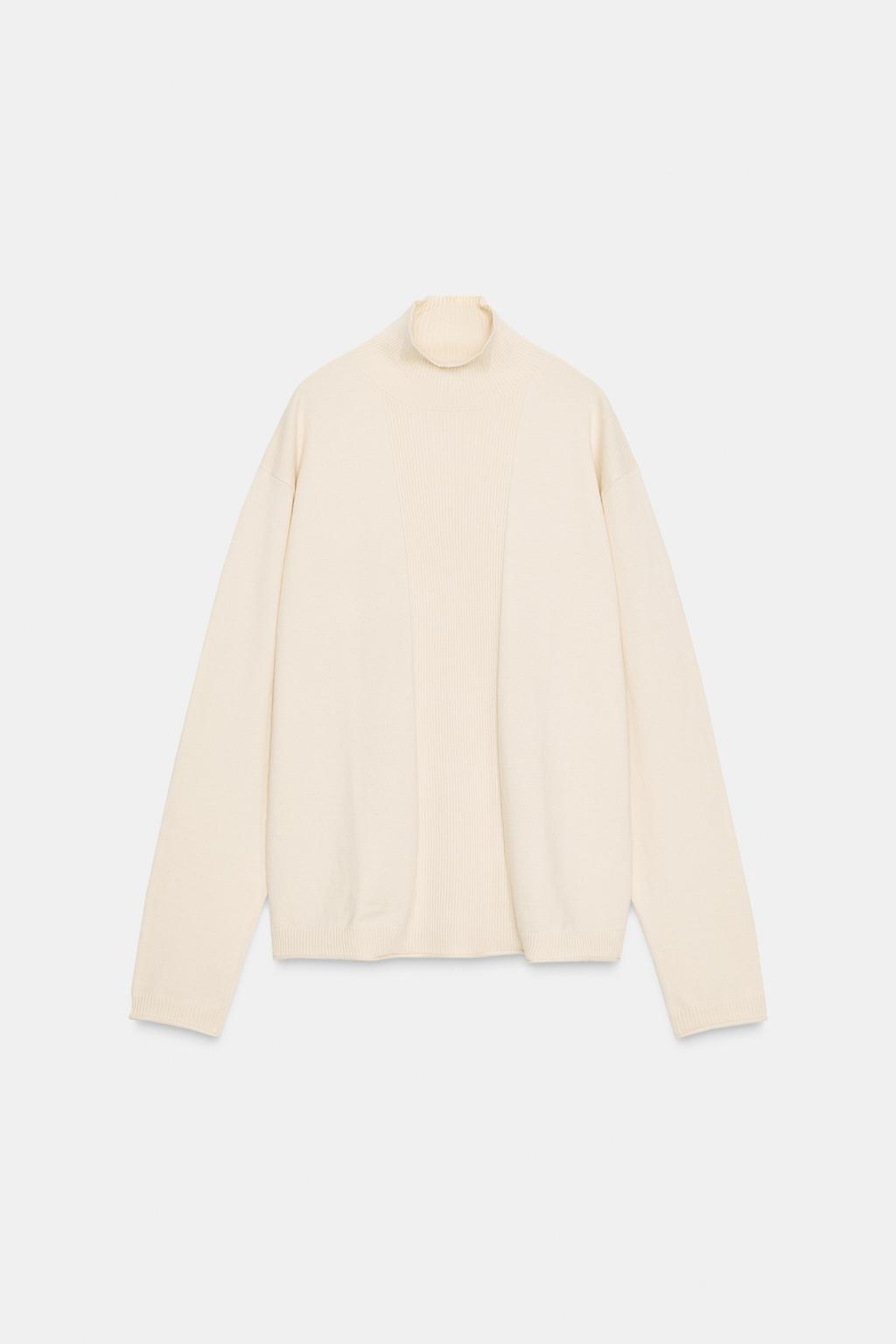 ДЖЕМПЕР ОВЕРСАЙЗ ИЗ ТРИКОТАЖА