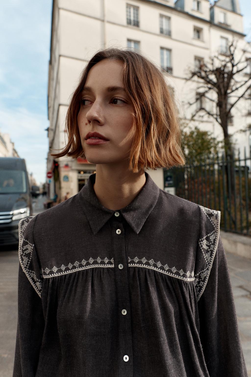 БЛУЗА С ВЫШИВКОЙ