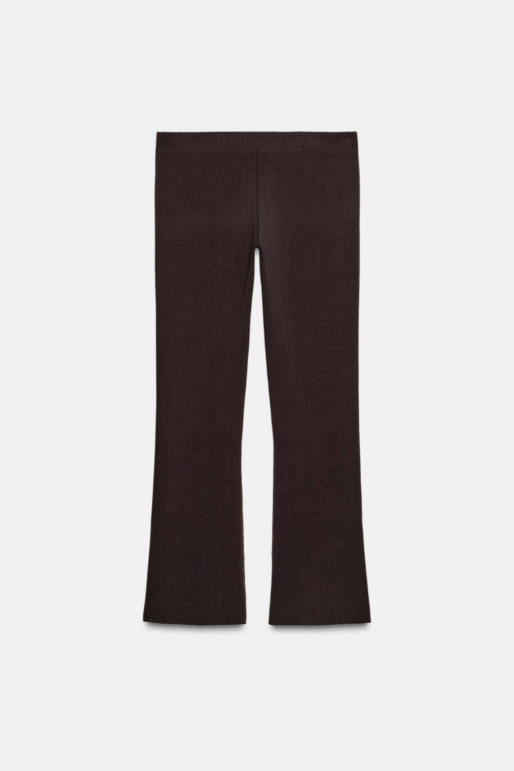 ТРИКОТАЖНЫЕ БРЮКИ ПРЯМОГО КРОЯ