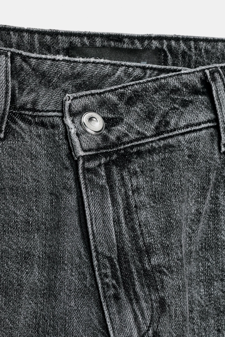 ДЖИНСЫ Z1975 STRAIGHT С ВЫСОКОЙ ПОСАДКОЙ И ПЕРЕКРЕСТНЫМ ПОЯСОМ