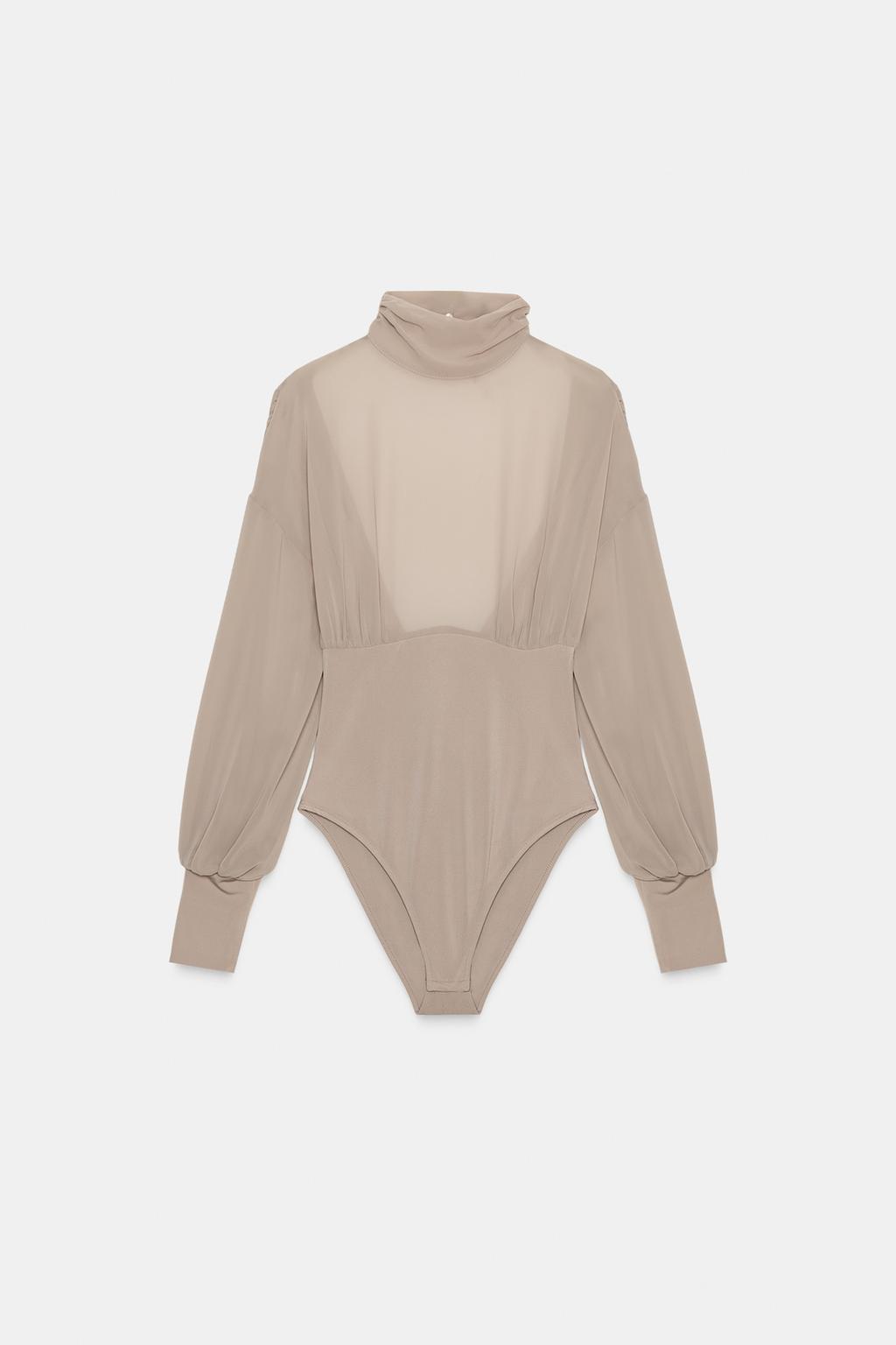 БОДИ ИЗ ЖОРЖЕТА С ОТКРЫТОЙ СПИНОЙ