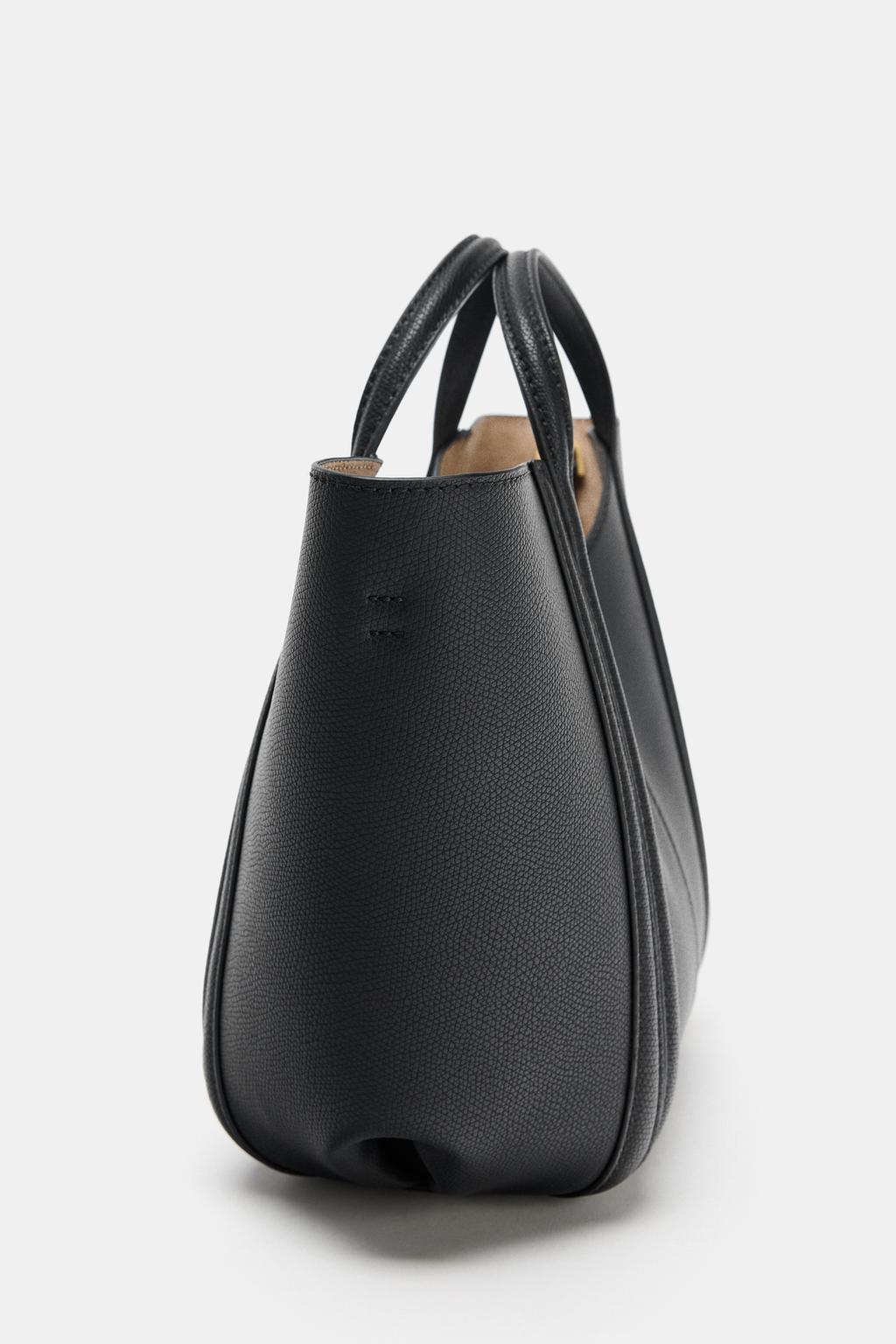 МИНИ-СУМКА С ДЕКОРАТИВНОЙ СТРОЧКОЙ