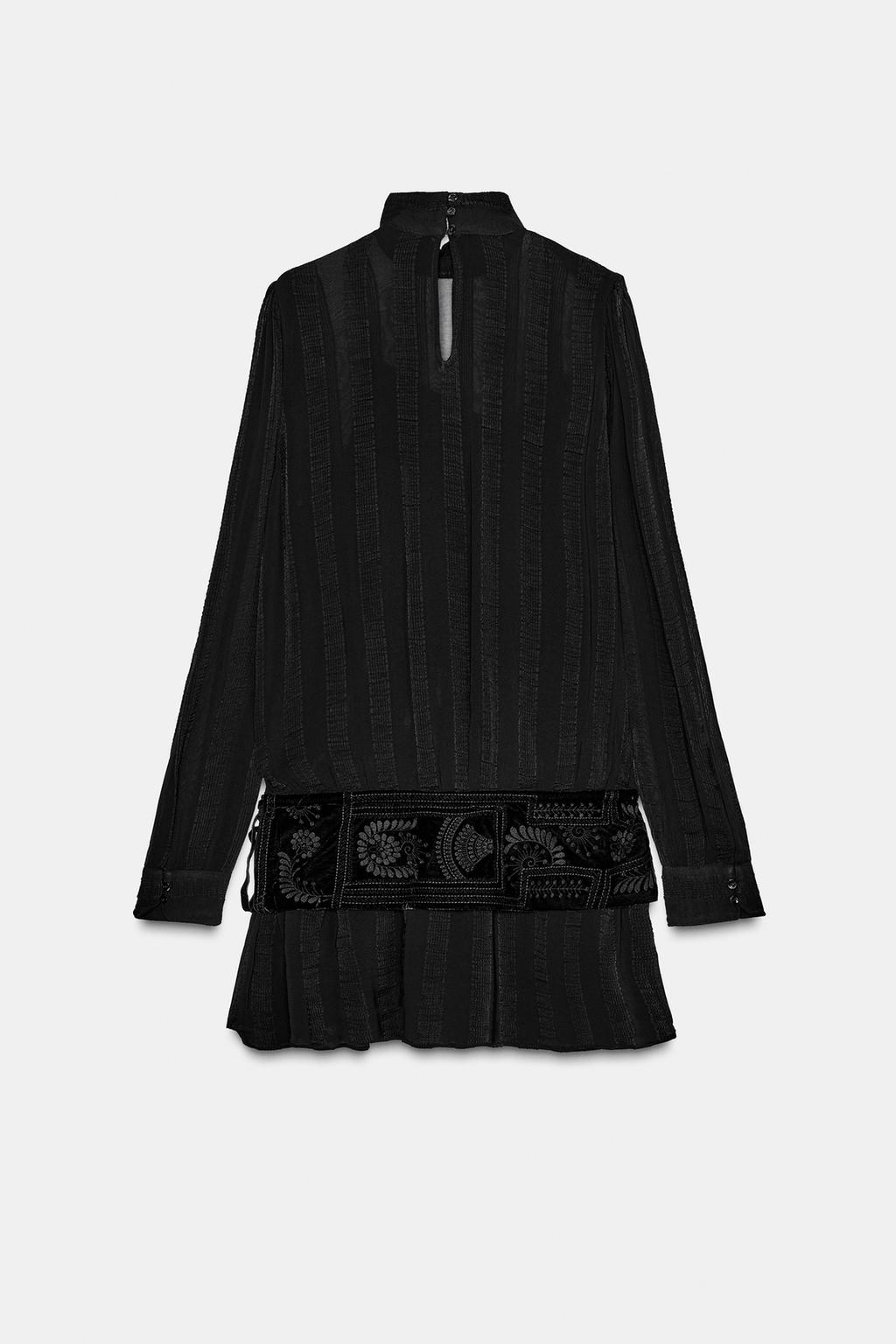 ПЛАТЬЕ С ВЫШИТЫМ ПОЯСОМ — ZW COLLECTION