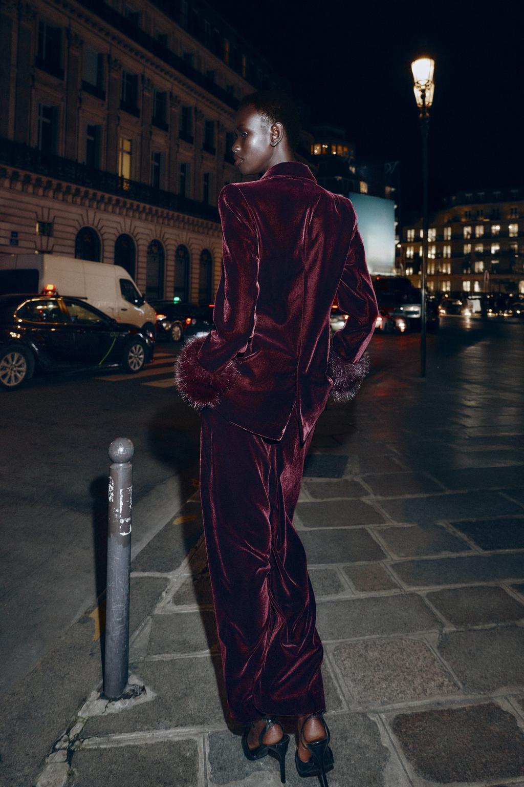 ШИРОКИЕ БРЮКИ ИЗ ВЕЛЬВЕТА