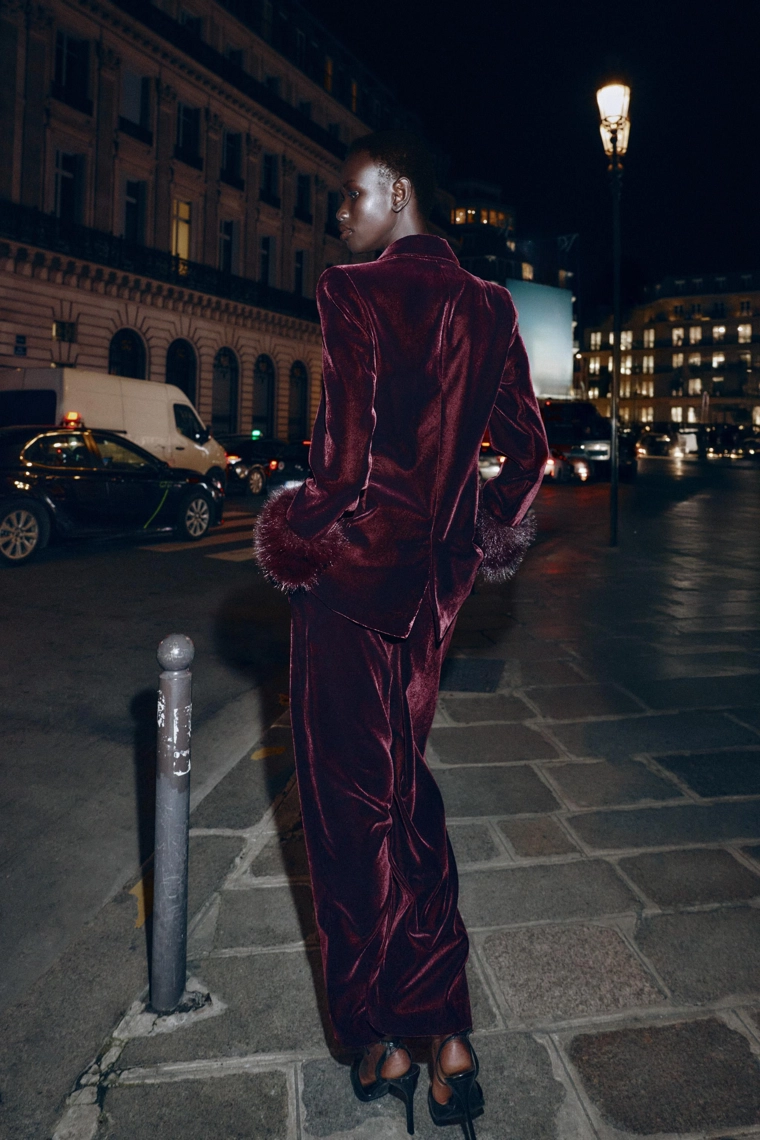 ШИРОКИЕ БРЮКИ ИЗ ВЕЛЬВЕТА