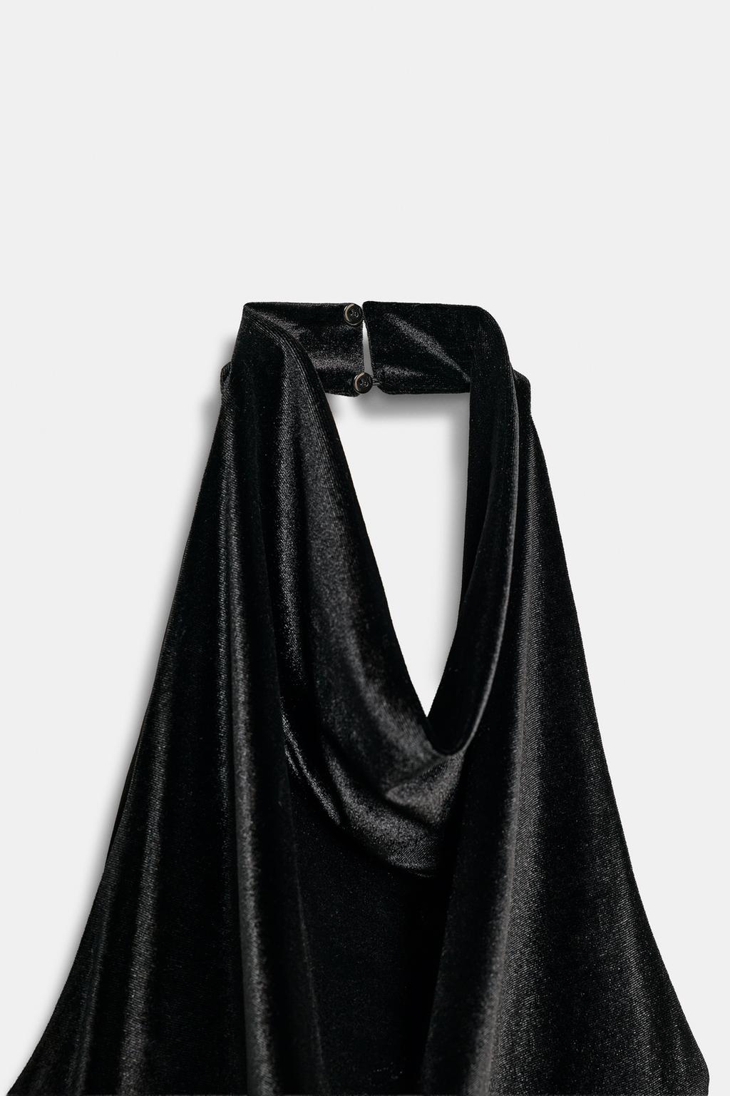 БАРХАТНОЕ ПЛАТЬЕ МИДИ С КРУЖЕВОМ