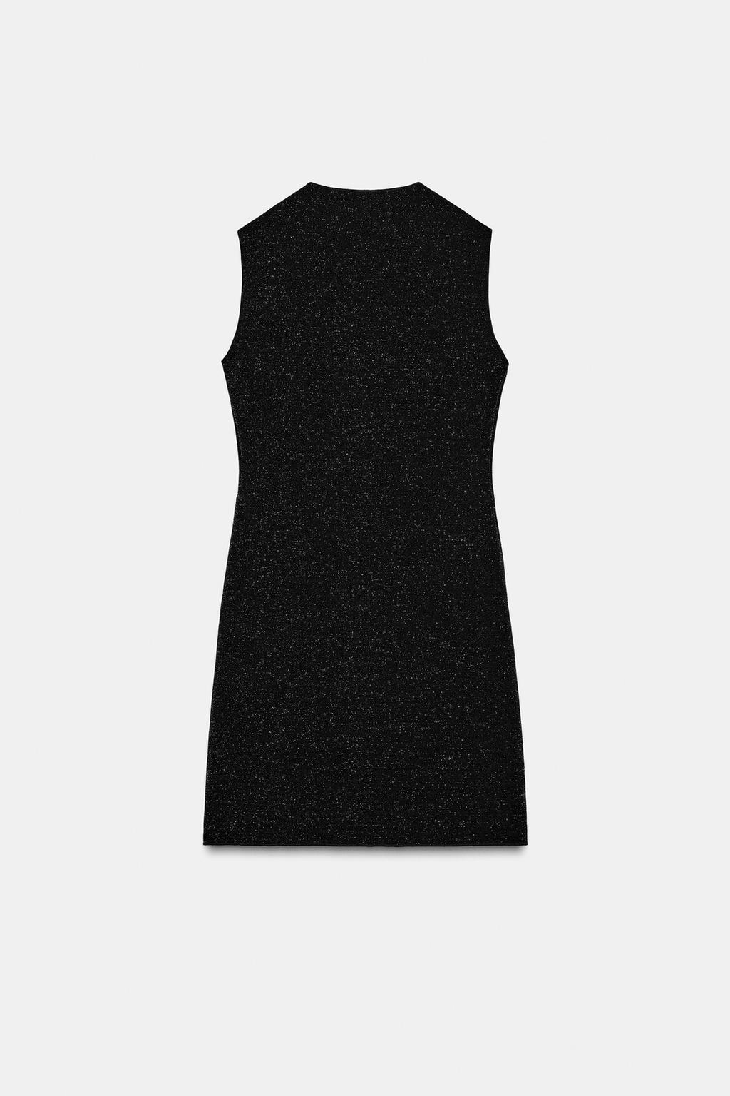 КОРОТКОЕ ЭЛАСТИЧНОЕ ПЛАТЬЕ С БЛЁСТКАМИ