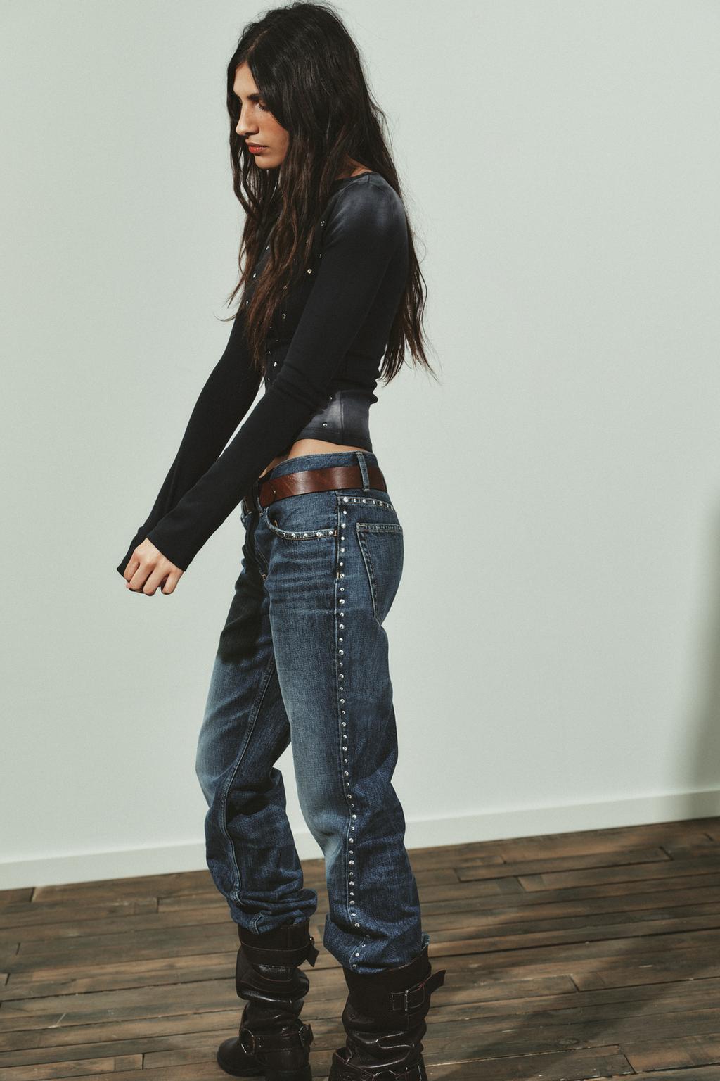 ТОП С ЭФФЕКТОМ ПОТЕРТОСТИ И ЗАКЛЕПКАМИ