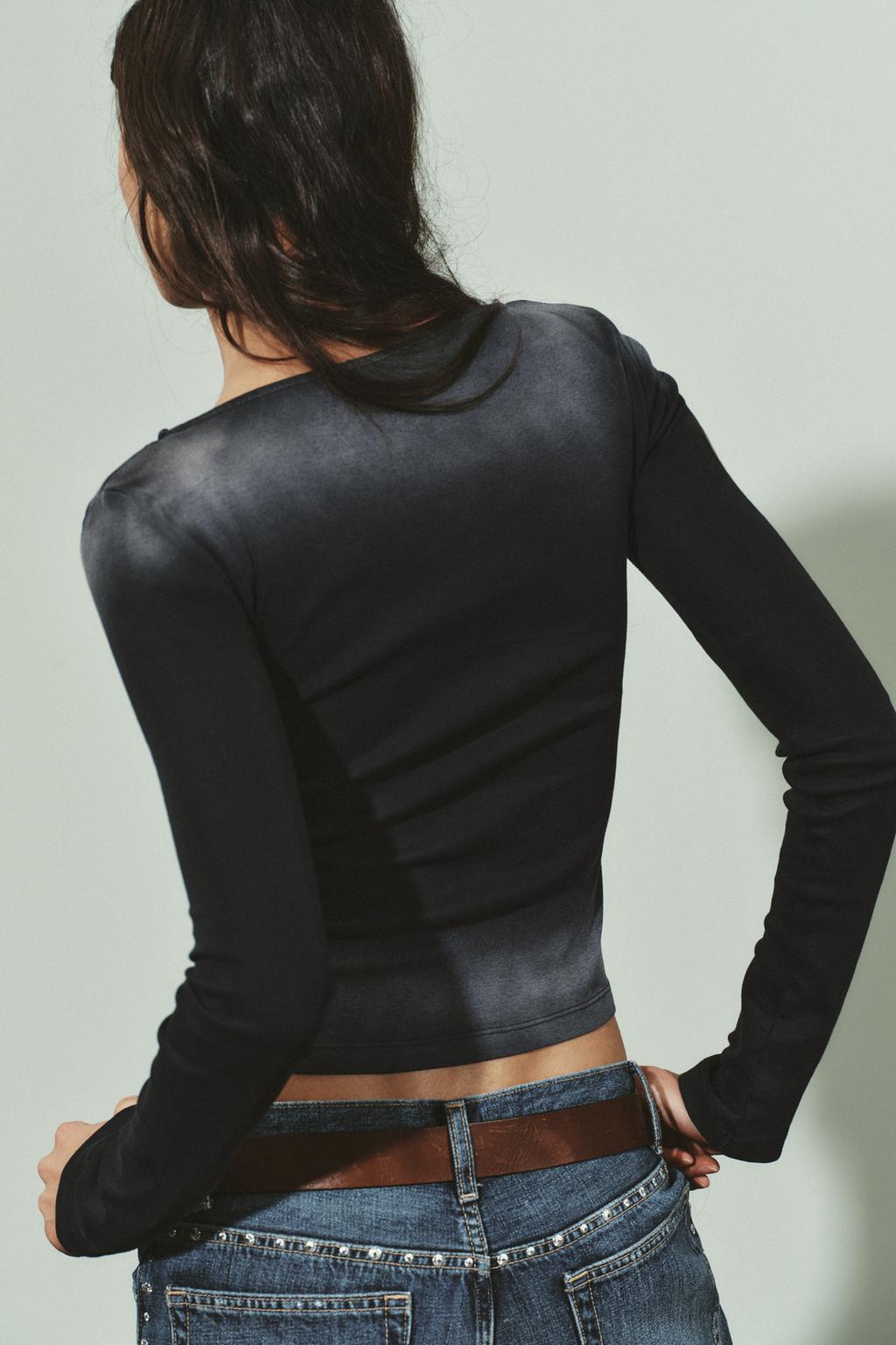 ТОП С ЭФФЕКТОМ ПОТЕРТОСТИ И ЗАКЛЕПКАМИ