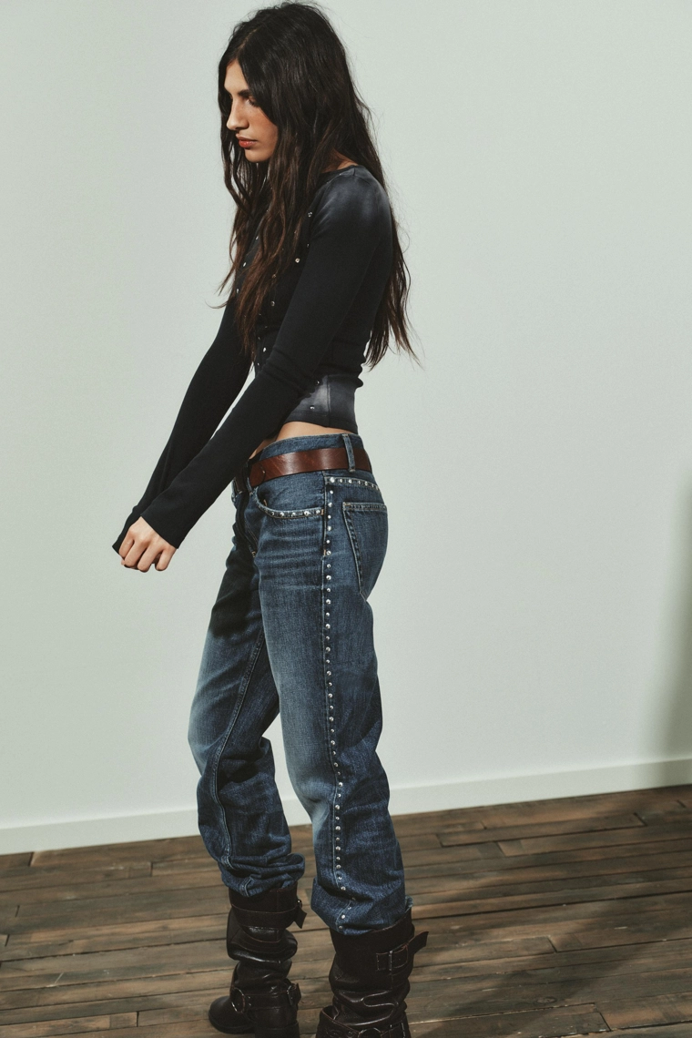 ТОП С ЭФФЕКТОМ ПОТЕРТОСТИ И ЗАКЛЕПКАМИ