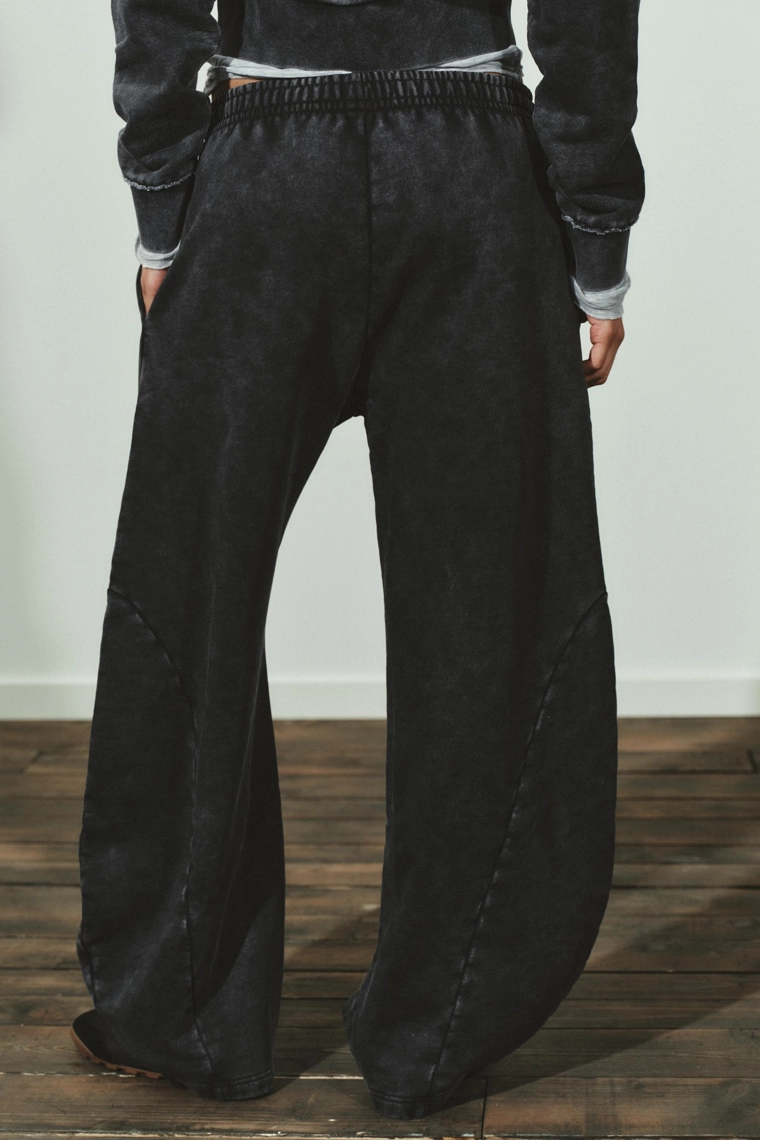 БРЮКИ CARROT С ЭФФЕКТОМ ПОТЕРТОСТИ