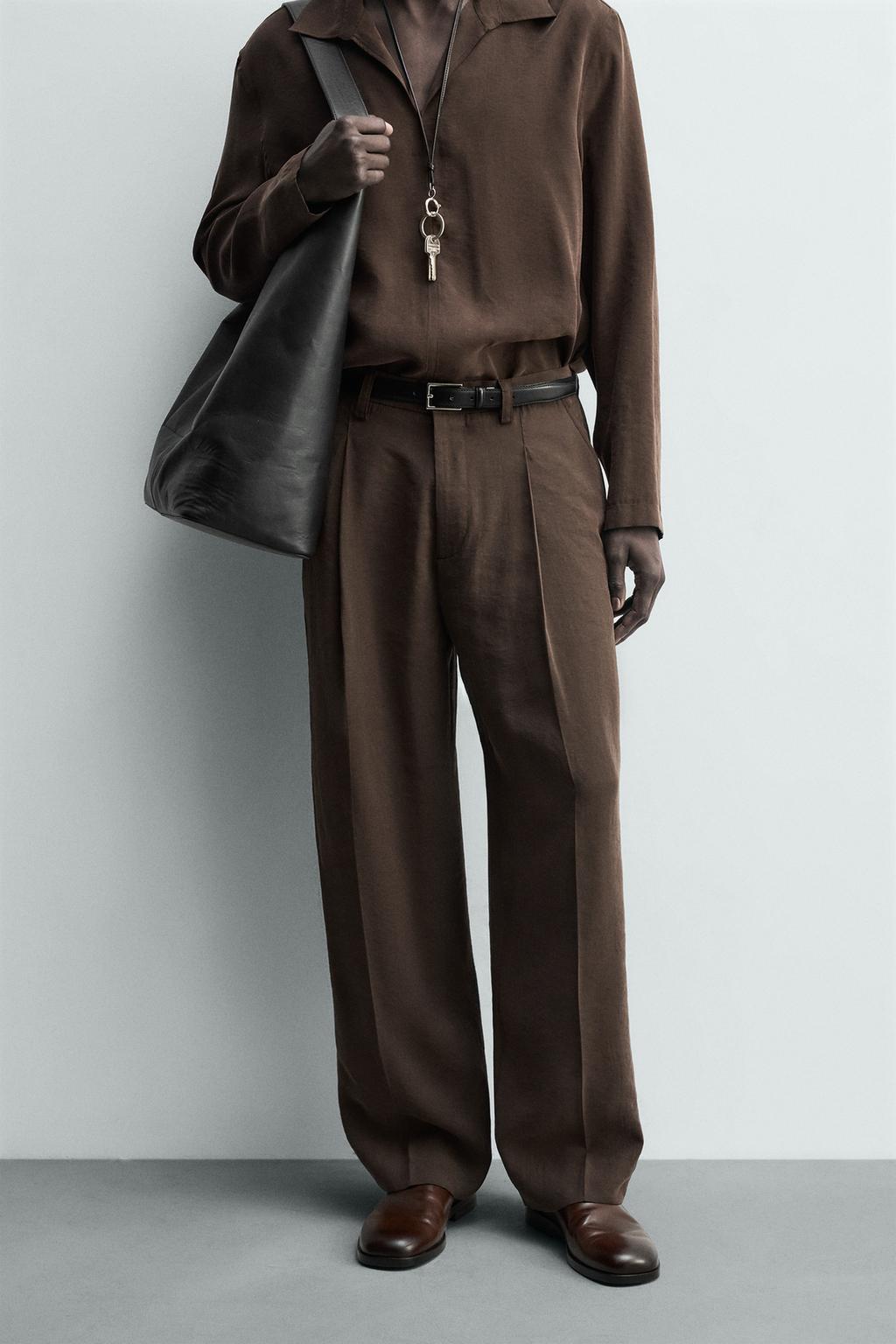 Потрёпанные брюки с запахом