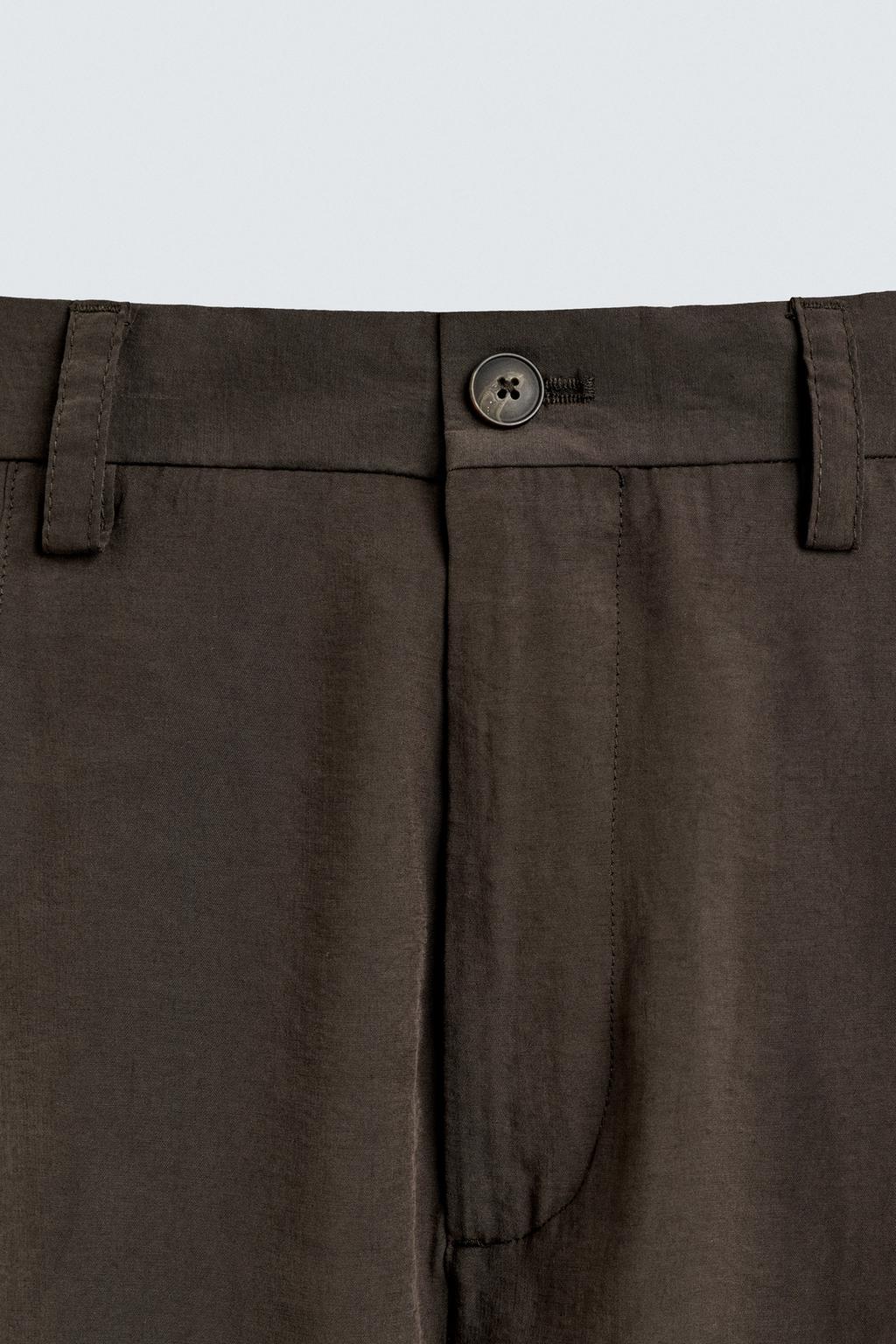 Потрёпанные брюки с запахом