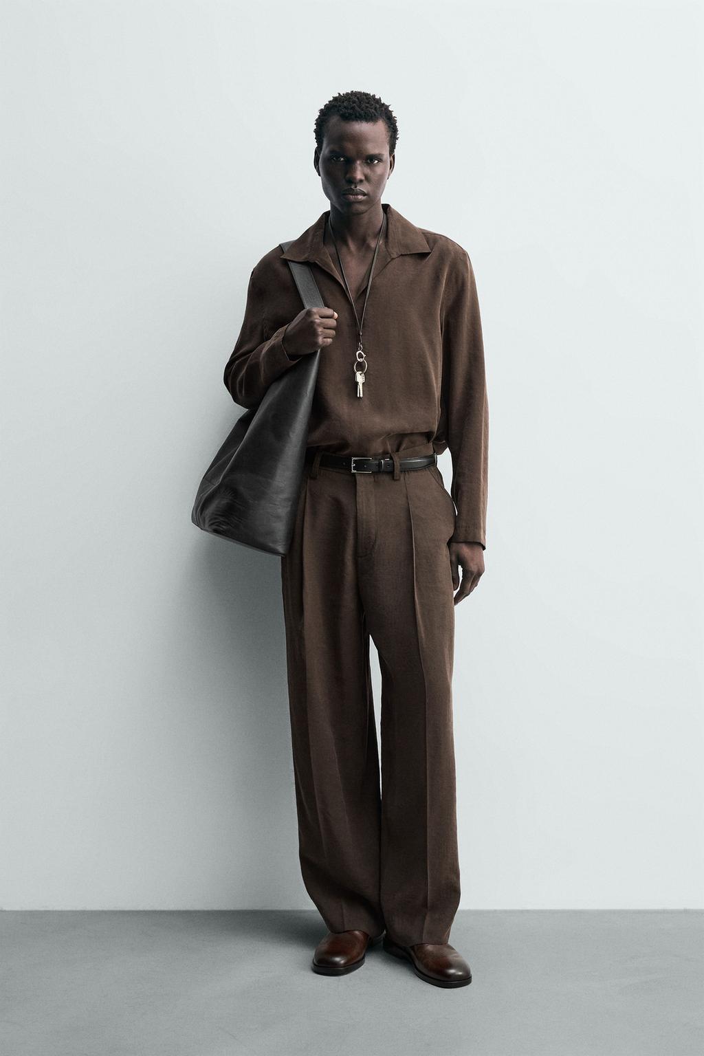 Потрёпанные брюки с запахом