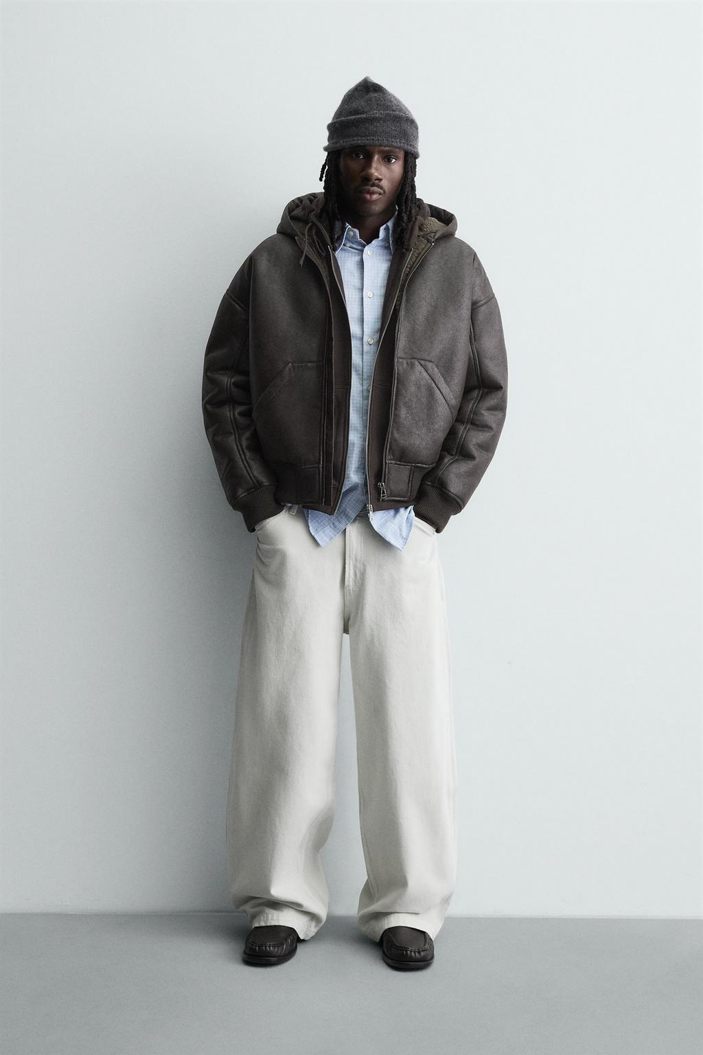 ДУБЛЕНКА ИЗ ИСКУССТВЕННОЙ КОЖИ