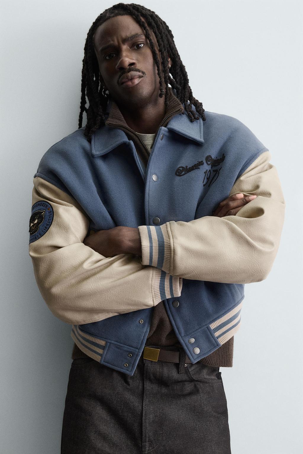 УТЕПЛЕННЫЙ БОМБЕР С НАШИВКАМИ