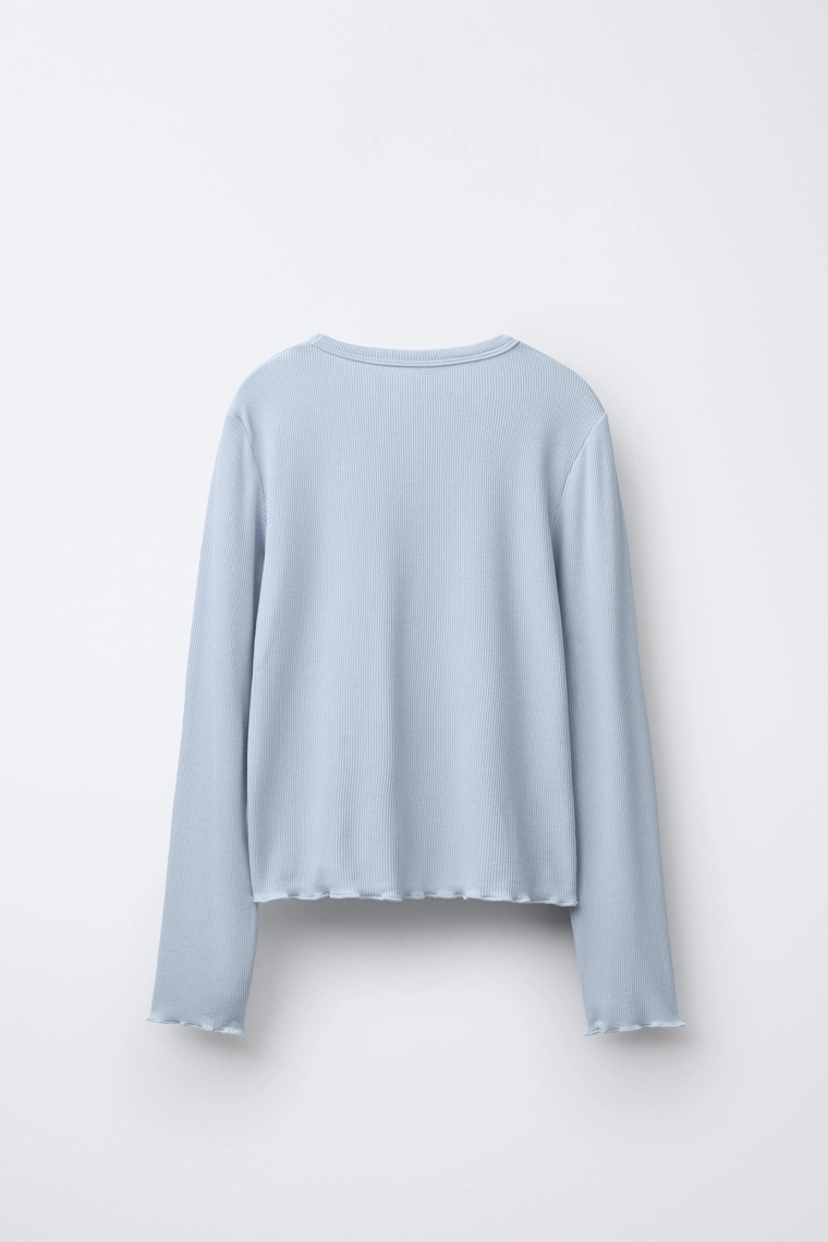 ФУТБОЛКА В РУБЧИК С ПАЙЕТКАМИ