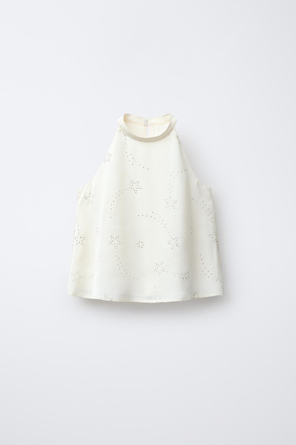 ТОП С ГОРЛОВИНОЙ ХАЛТЕР И СТРАЗАМИ