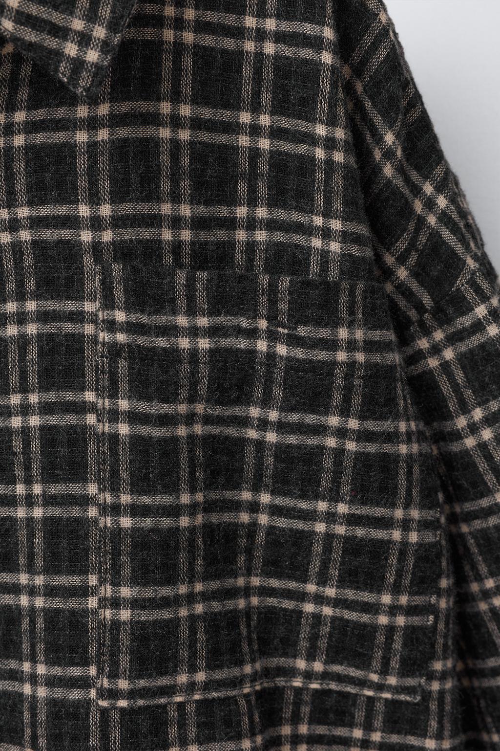 РУБАШКА В КЛЕТКУ С КАРМАНОМ