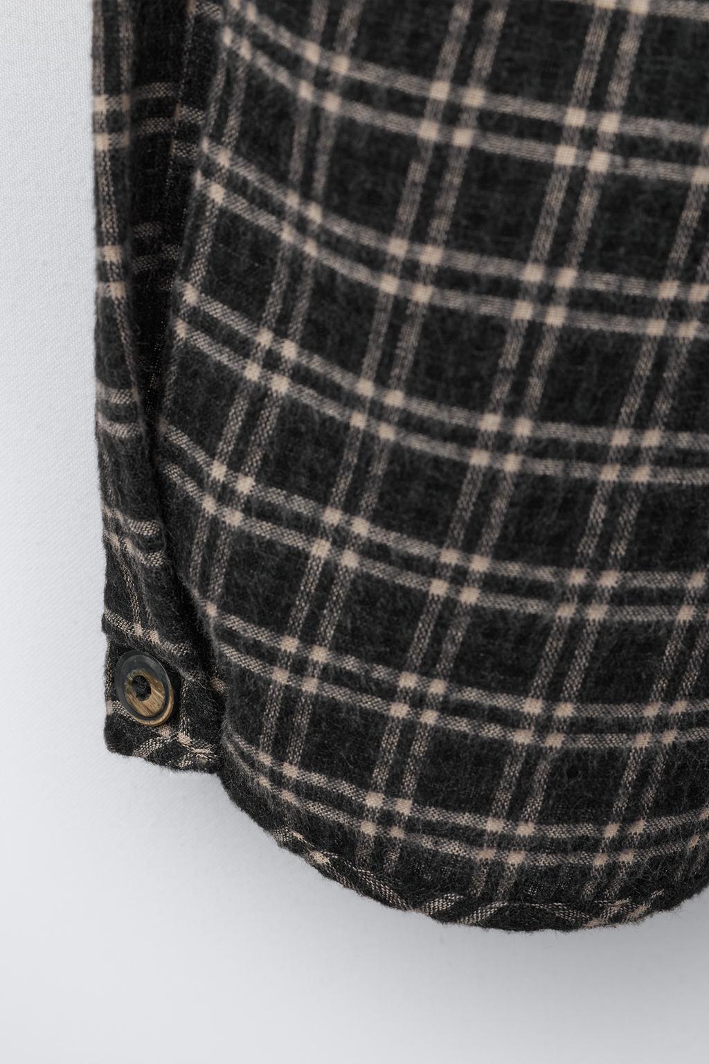 Штаны свободного кроя в клетку