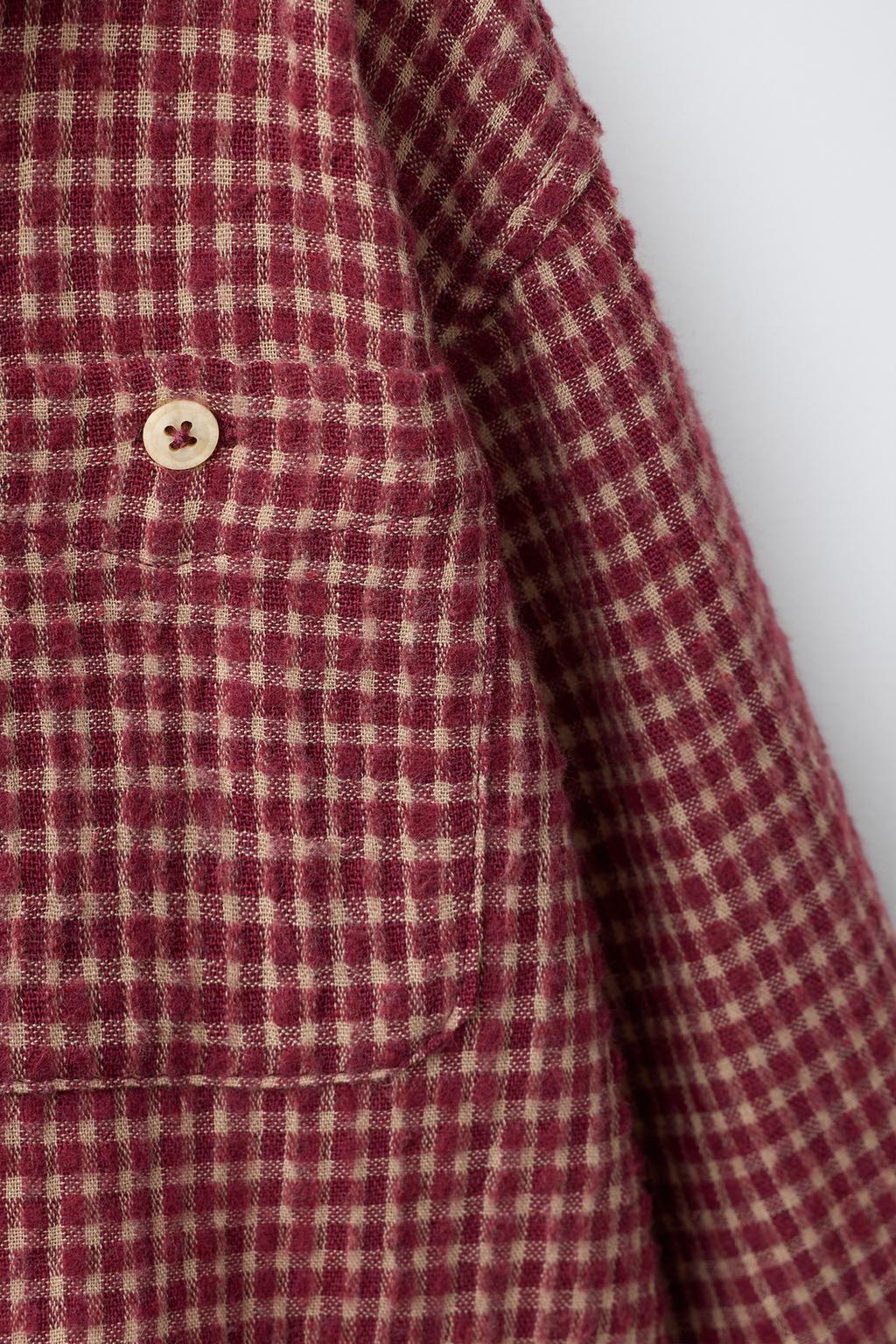 РУБАШКА В КЛЕТКУ С КАРМАНОМ