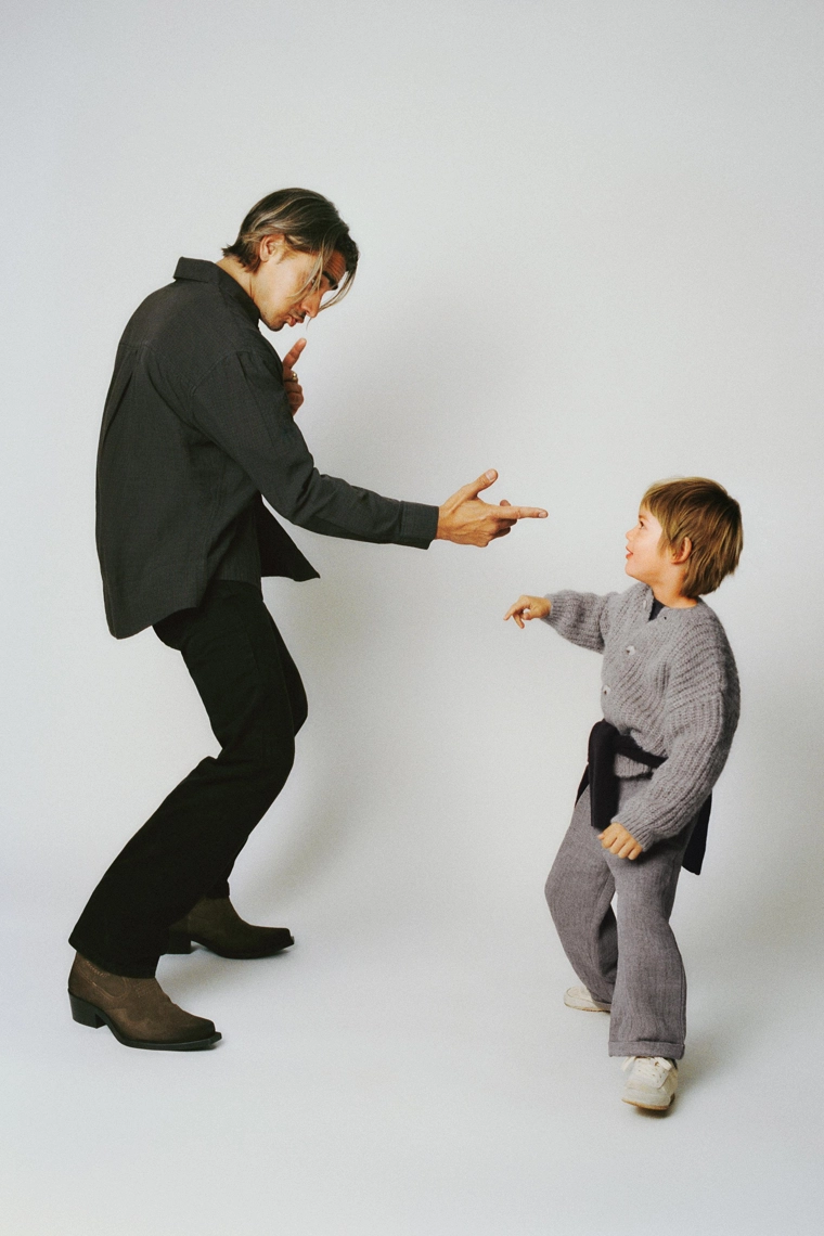 БРЮКИ BAGGY В СТИЛЕ РУСТИК С ПУГОВИЦАМИ И ШЕРСТЬЮ