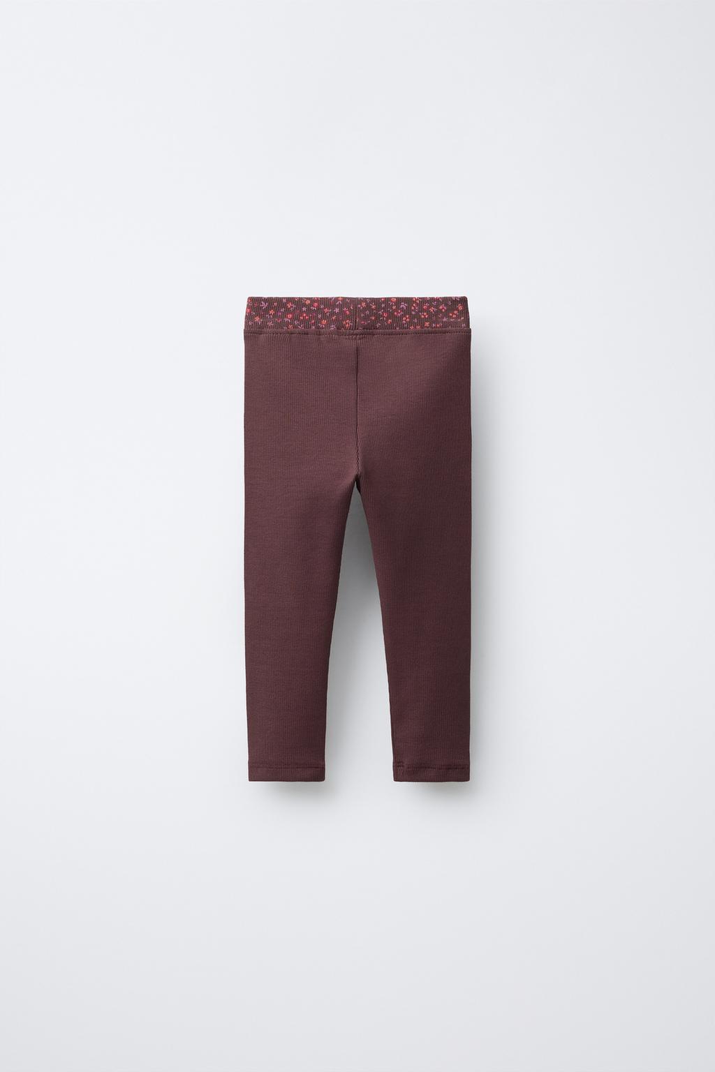 НАБОР ИЗ ДВУХ ЛЕГИНСОВ С ПРИНТОМ И ОДНОТОННЫХ