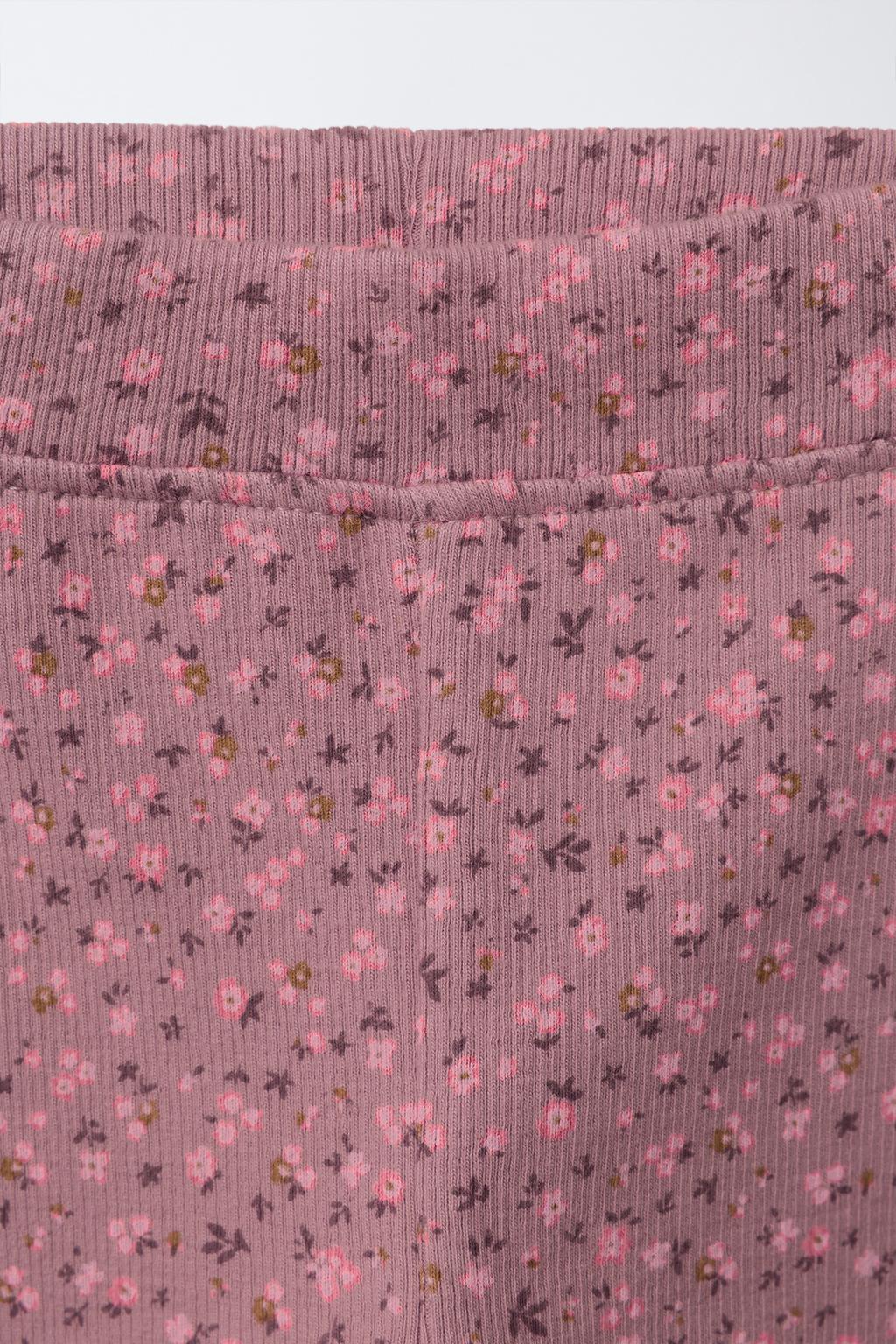 НАБОР ИЗ ДВУХ ЛЕГИНСОВ С ПРИНТОМ И ОДНОТОННЫХ