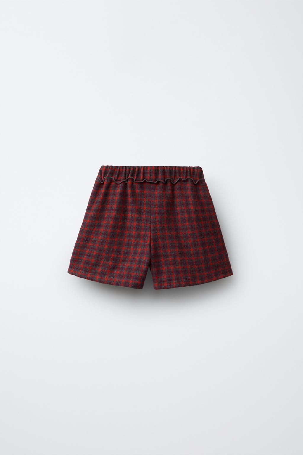 ЮБКА-ШОРТЫ ПЛИССЕ В КЛЕТКУ