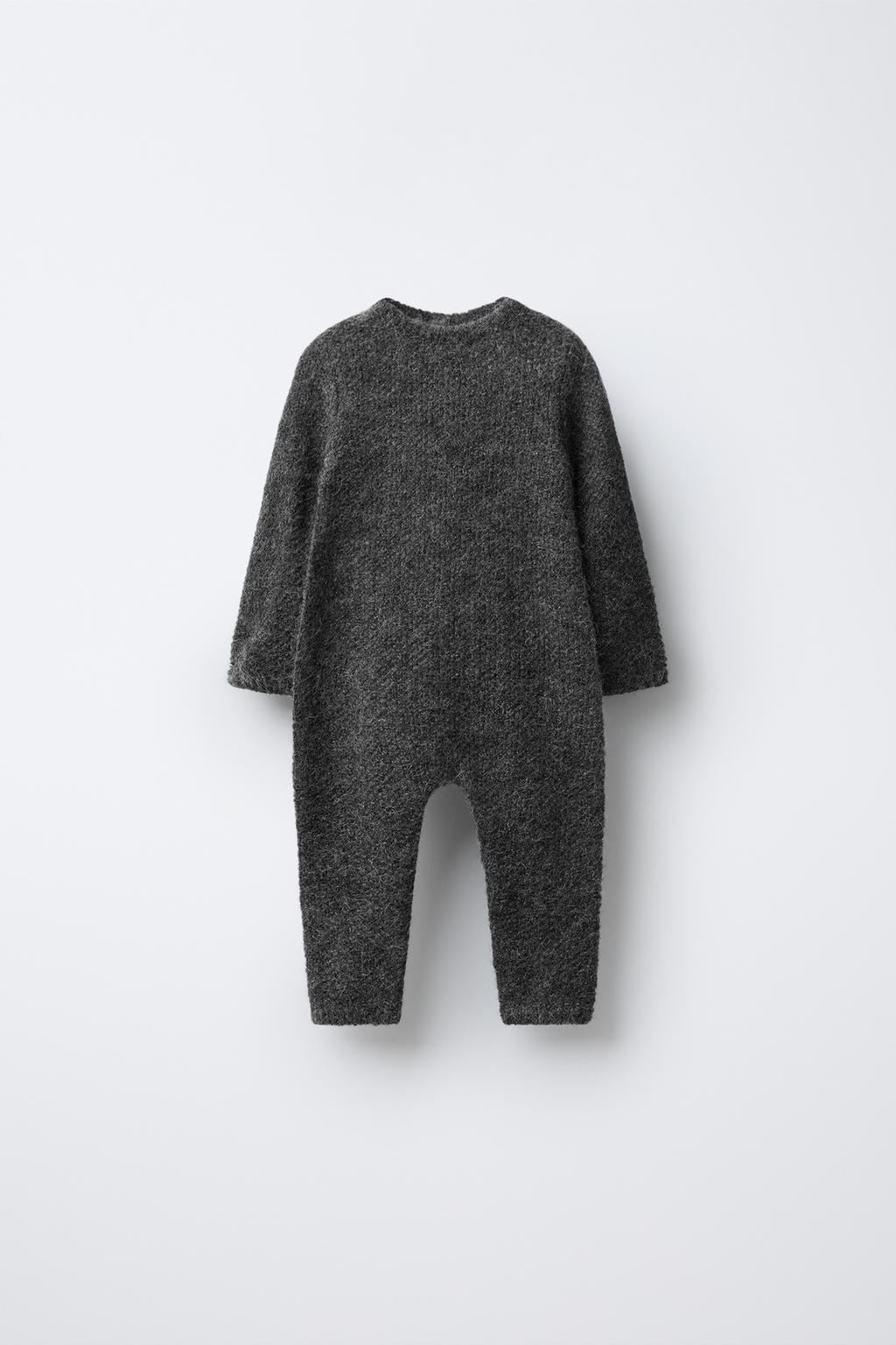 ДЛИННЫЙ КОМБИНЕЗОН С ШЕРСТЬЮ