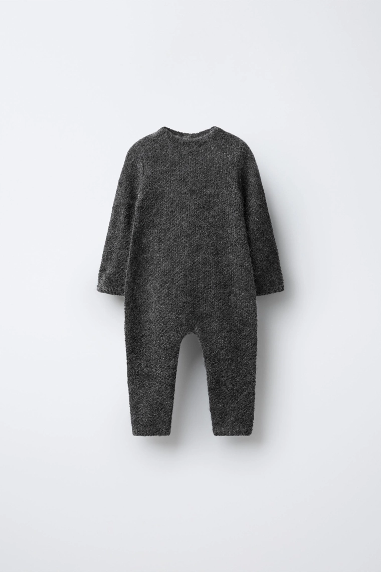 ДЛИННЫЙ КОМБИНЕЗОН С ШЕРСТЬЮ