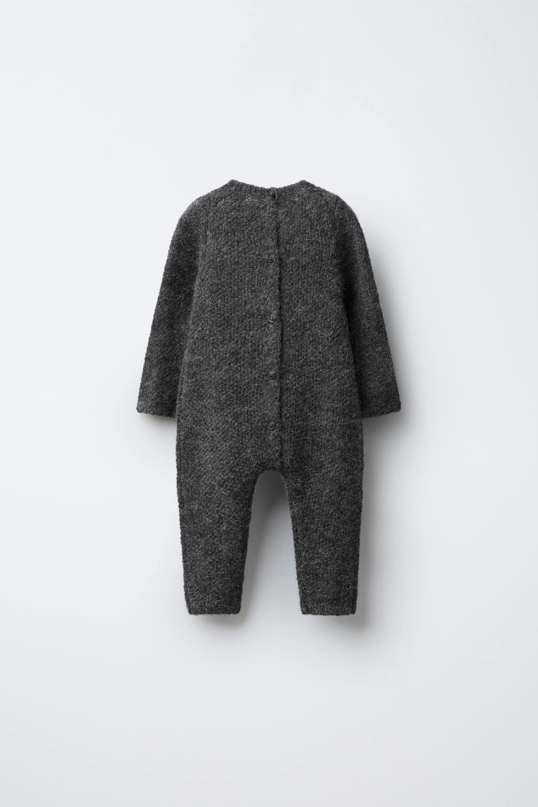 ДЛИННЫЙ КОМБИНЕЗОН С ШЕРСТЬЮ