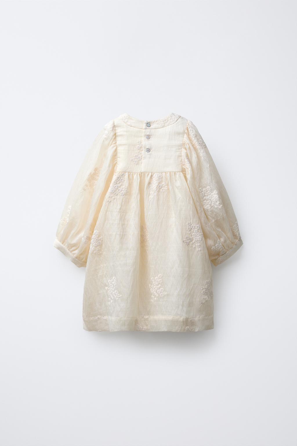 ПЛАТЬЕ С ВЫШИТЫМИ ЦВЕТАМИ