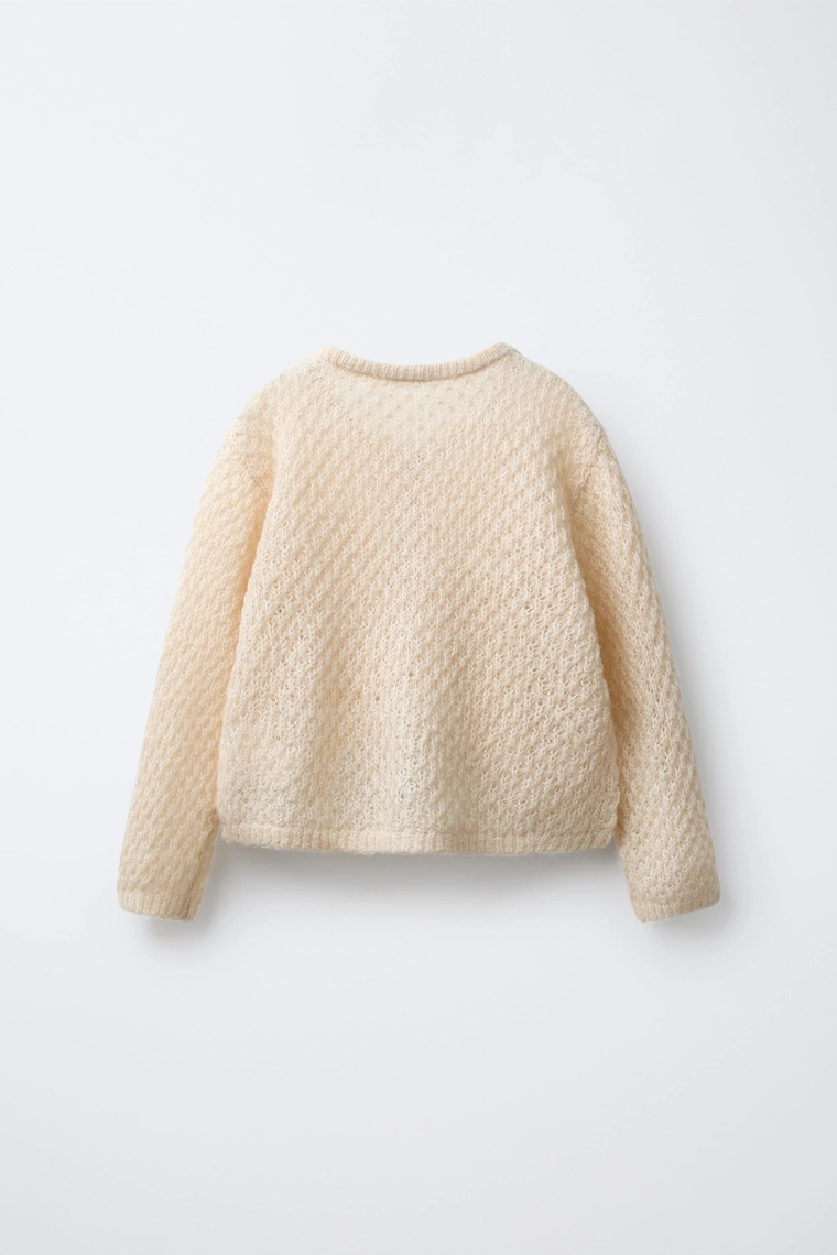 КАРДИГАН ИЗ ШЕРСТИ И АЛЬПАКИ