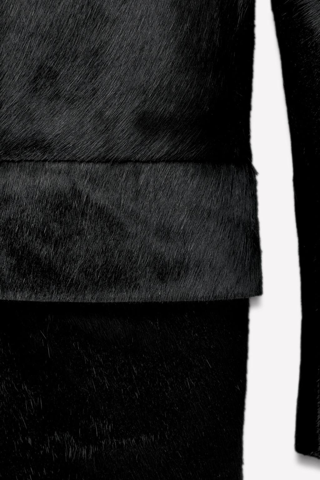 Кожаное овчиная шуба ludovic de saint sernin x zara