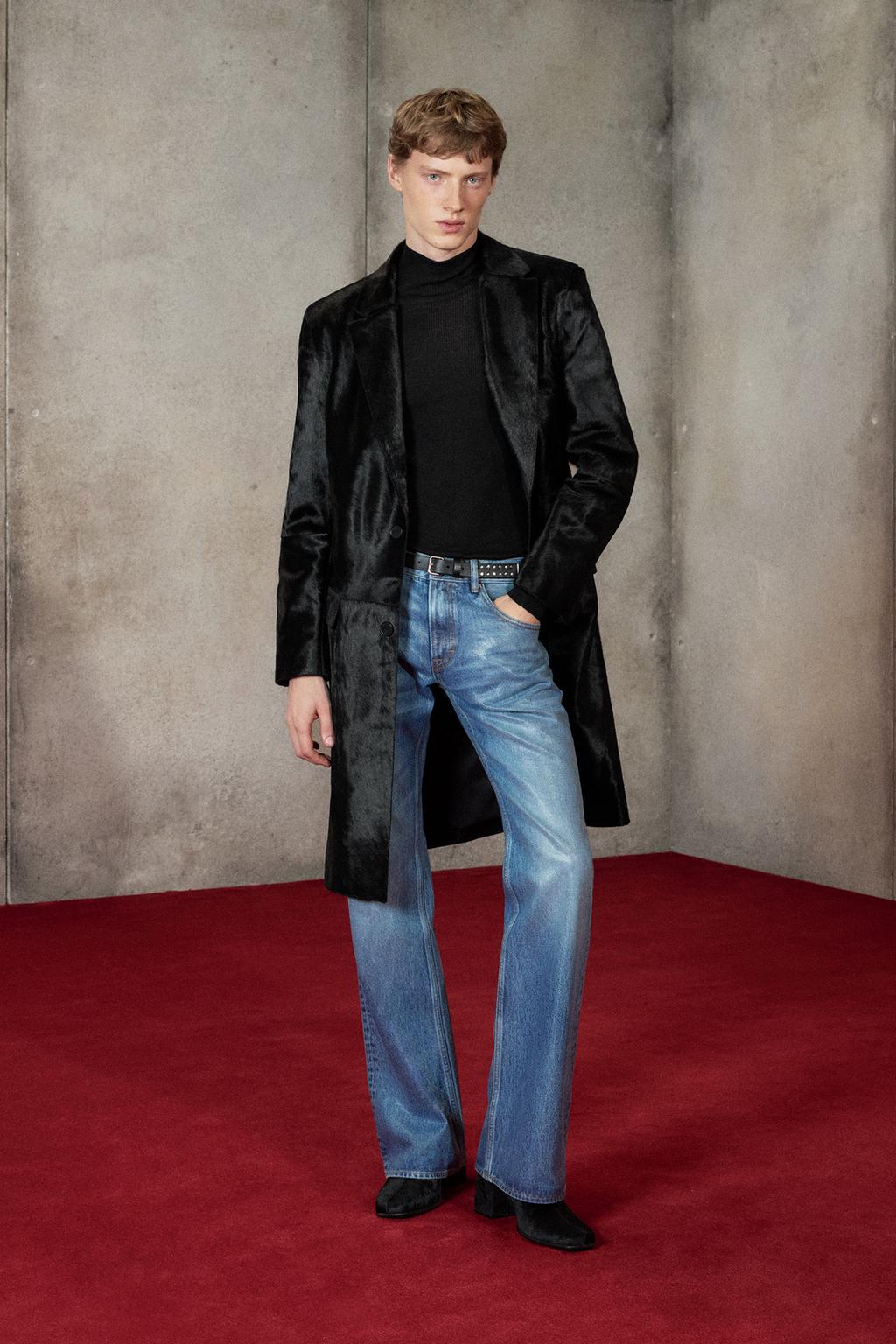 Кожаное овчиная шуба ludovic de saint sernin x zara