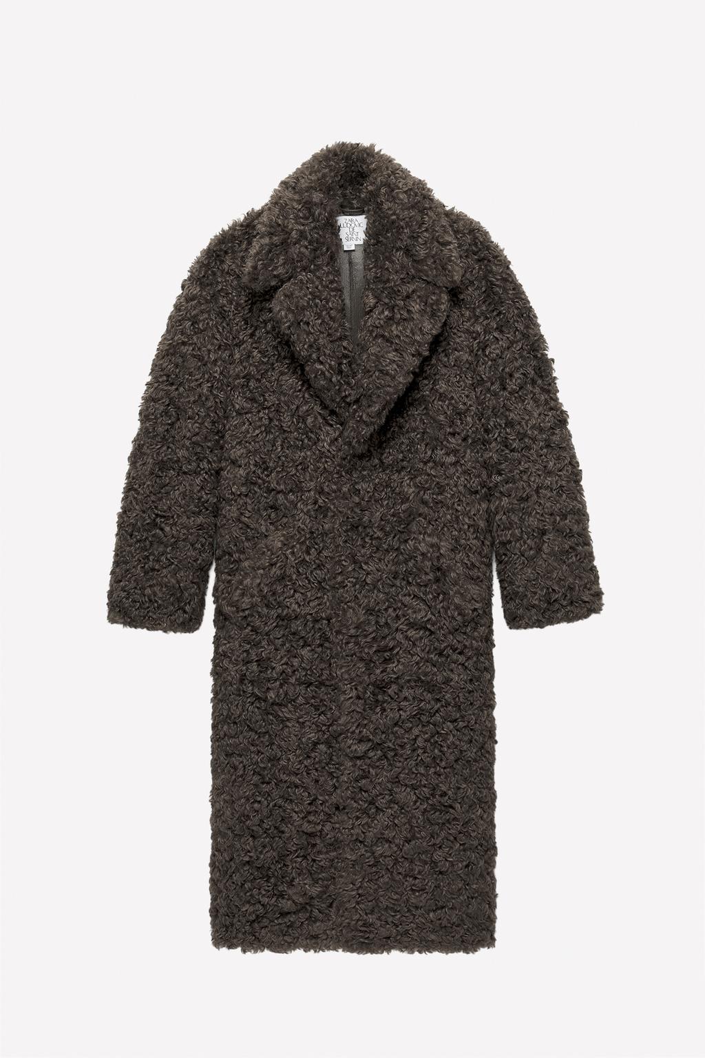 Пальто из кожи ludovic de saint sernin x zara