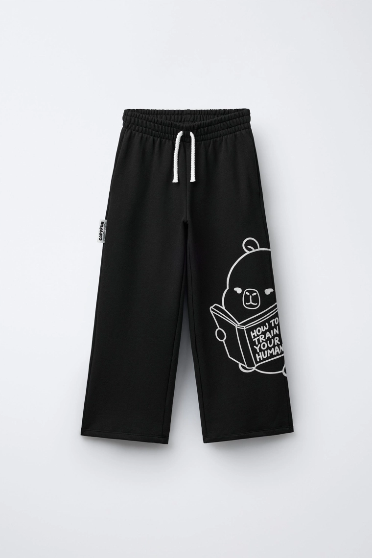 БРЮКИ WIDE LEG ИЗ МЯГКОЙ ТКАНИ CAPIBARA CAPYFUN ©