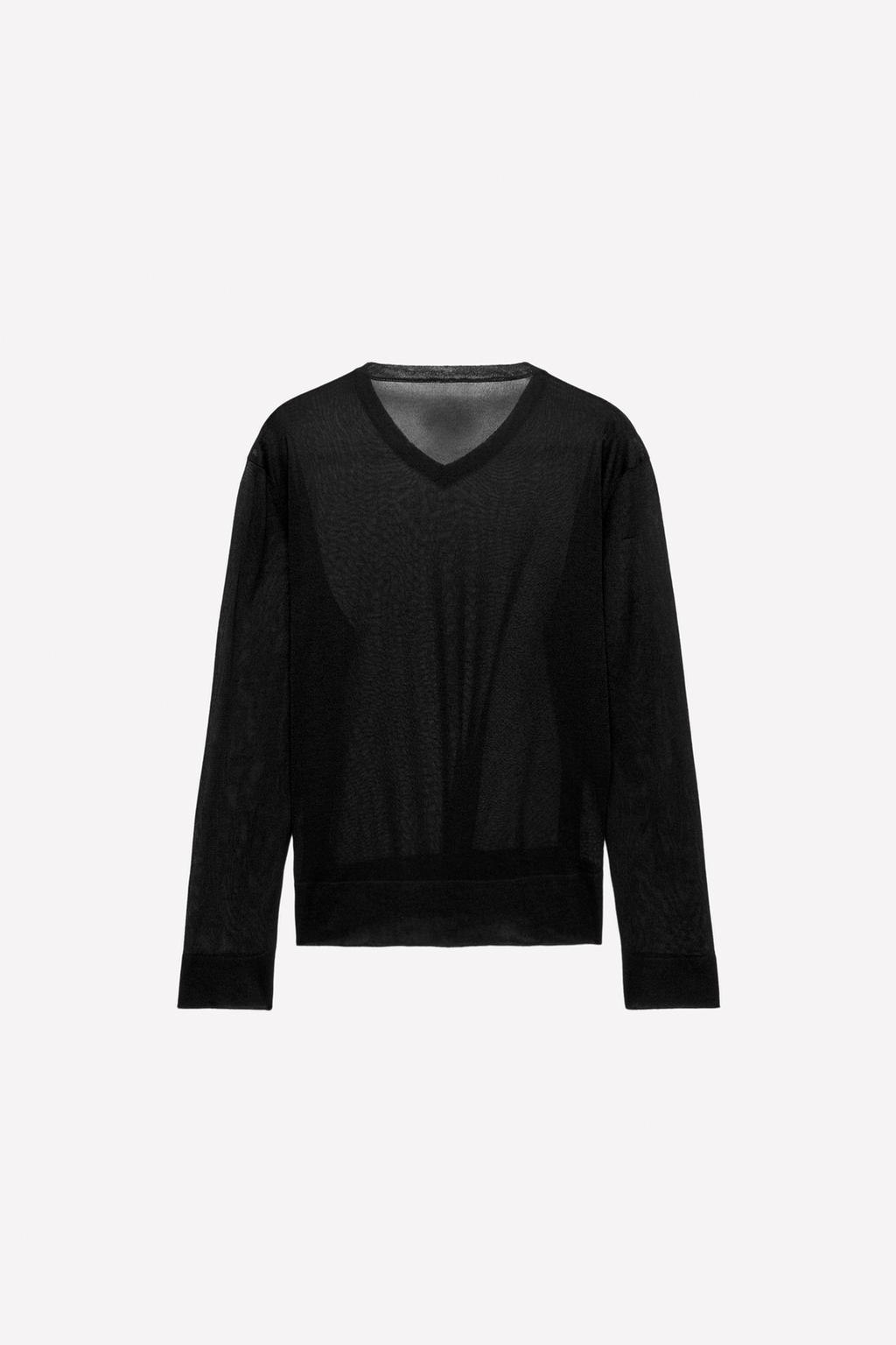 Джемпер из прозрачного трикотажа ludovic de saint sernin x zara